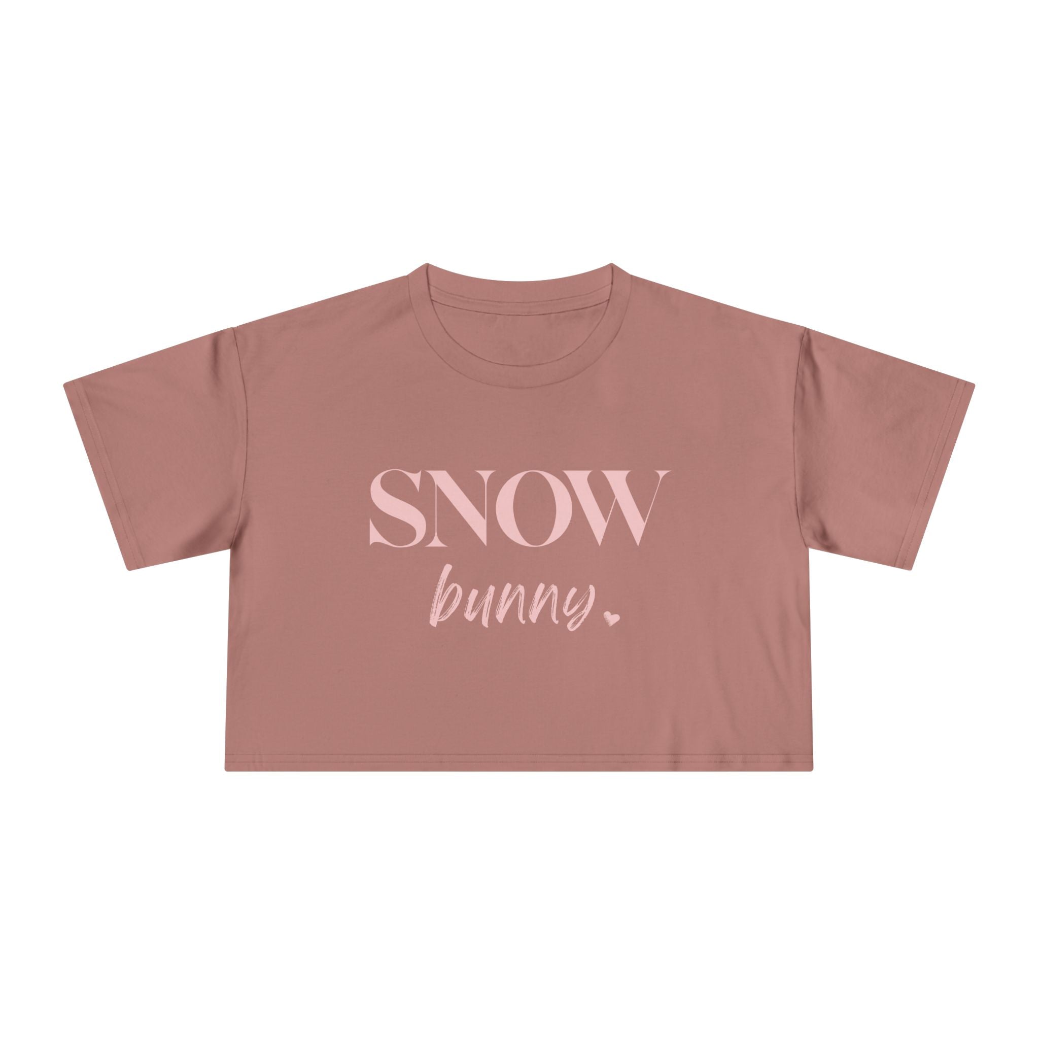 Snow Bunny: Women's Crop Tee