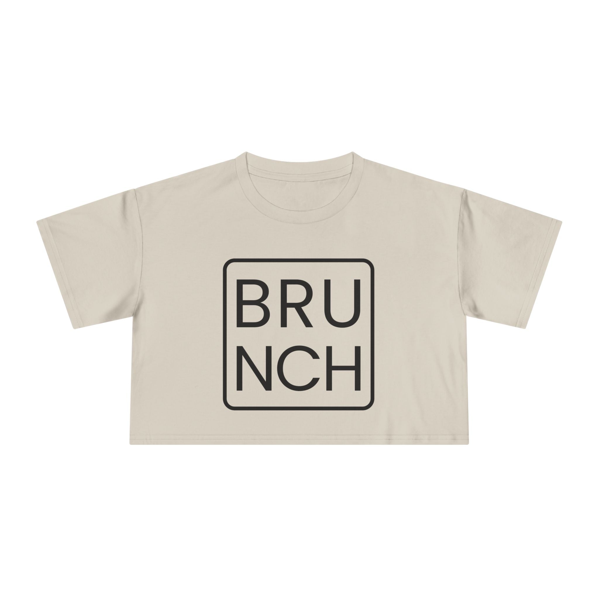 Brunch Square Logo: Women's Crop Tee