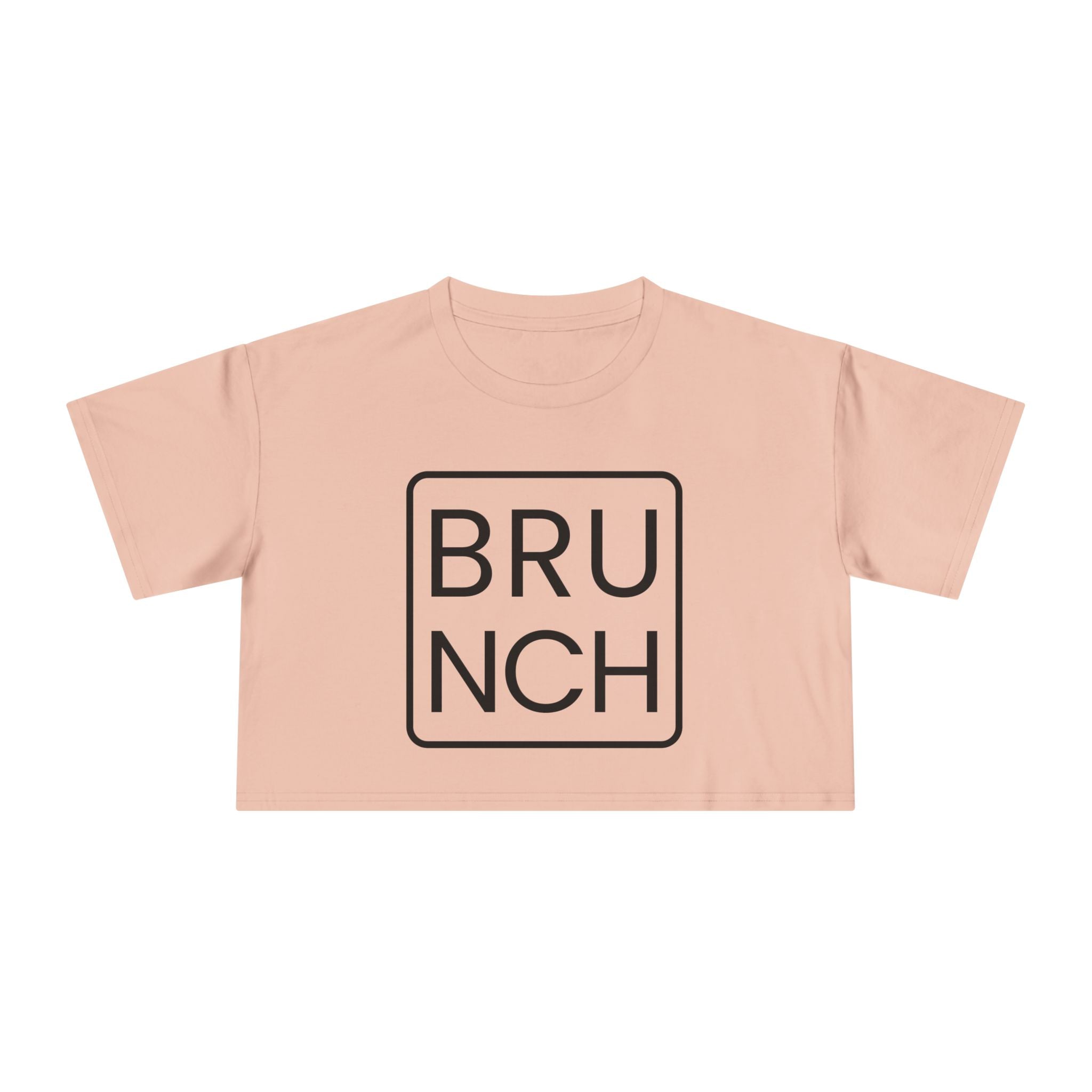 Brunch Square Logo: Women's Crop Tee