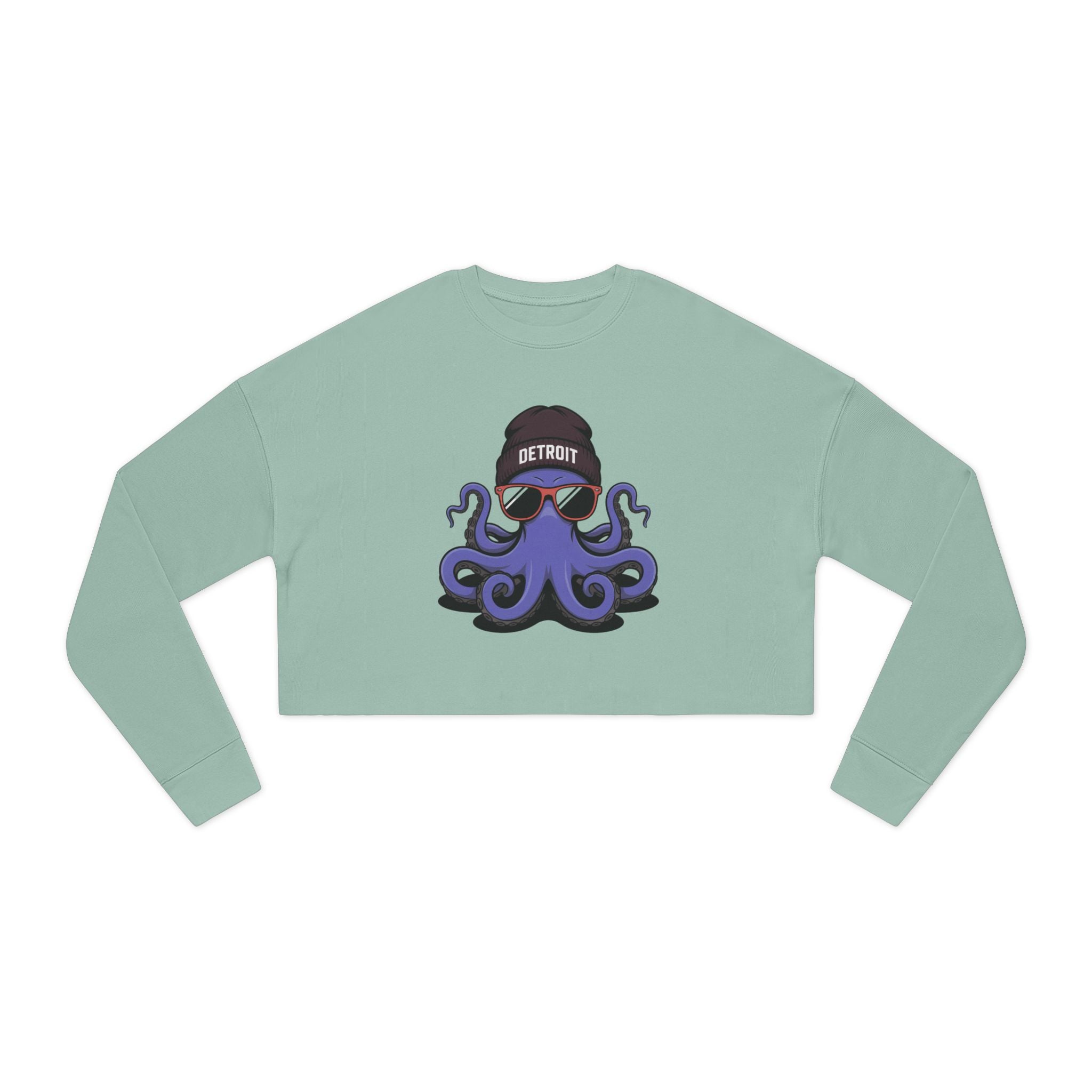 Detroit Red Wings: Women's Cropped Sweatshirt