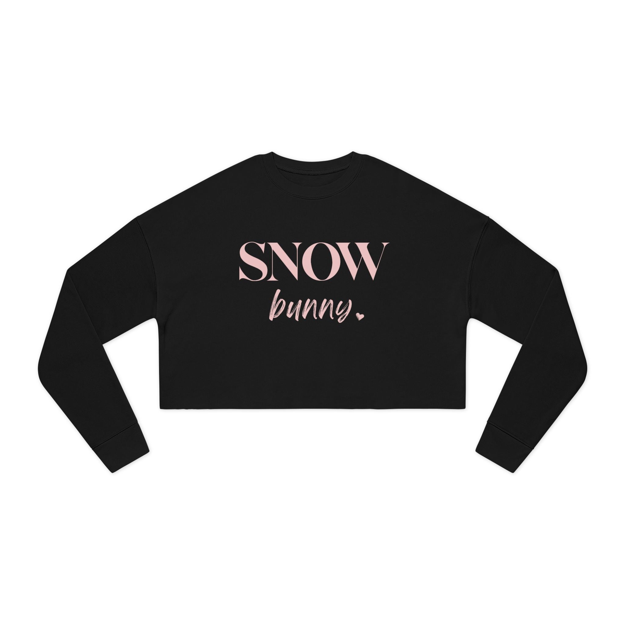 Snow Bunny: Women's Cropped Sweatshirt