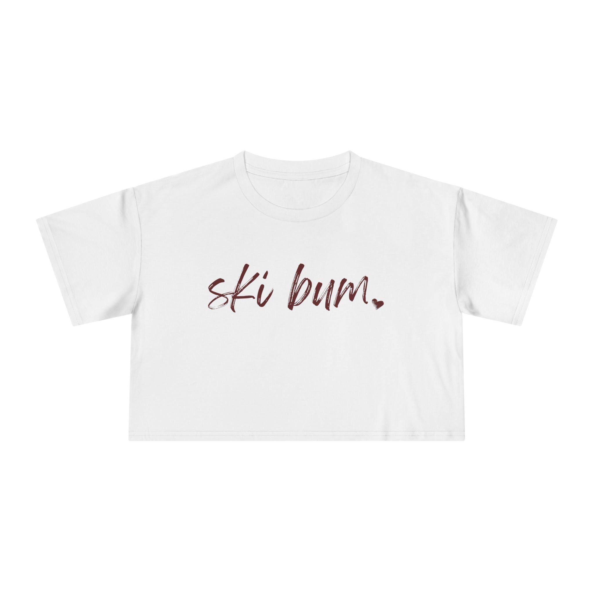 Ski Bum: Women's Crop Tee