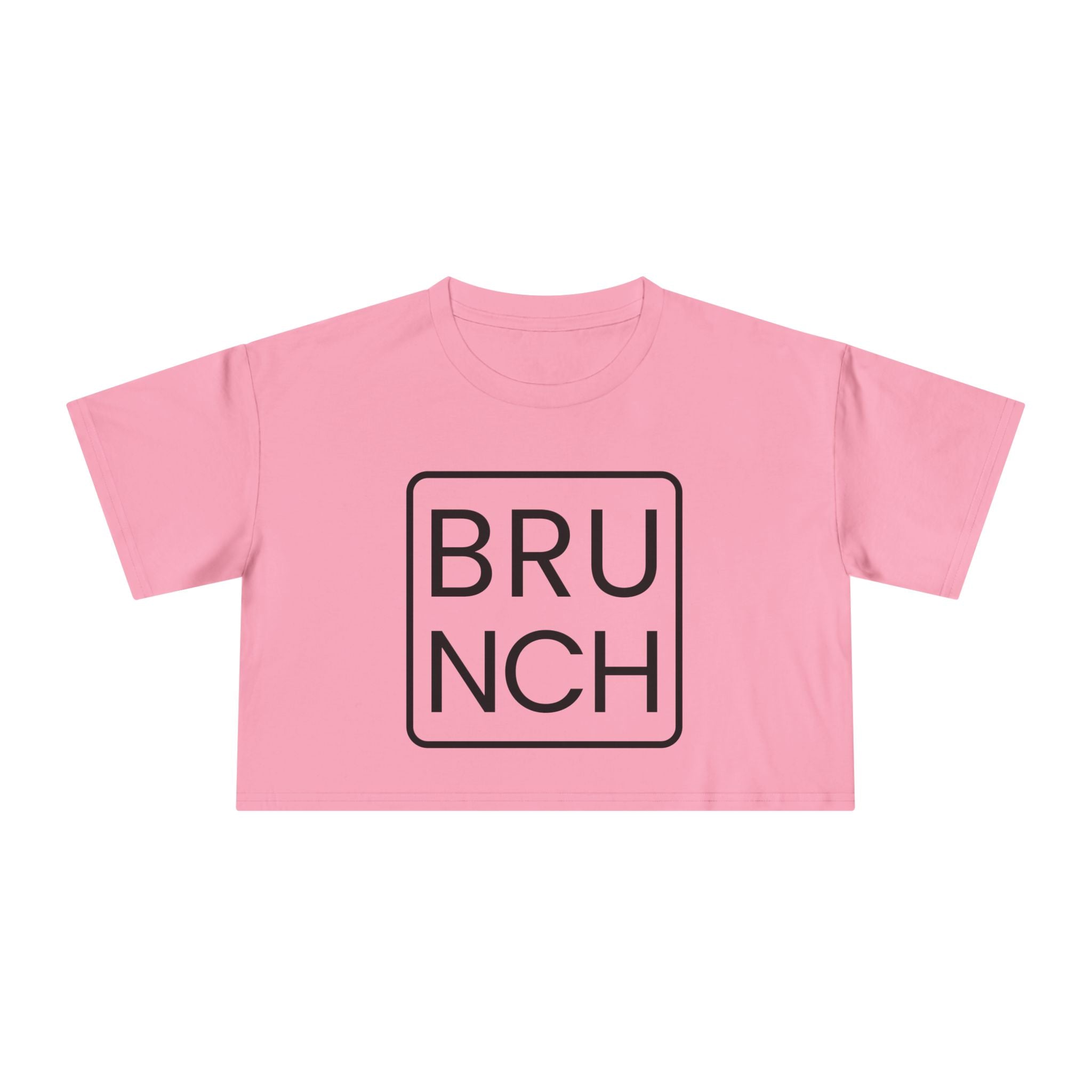 Brunch Square Logo: Women's Crop Tee
