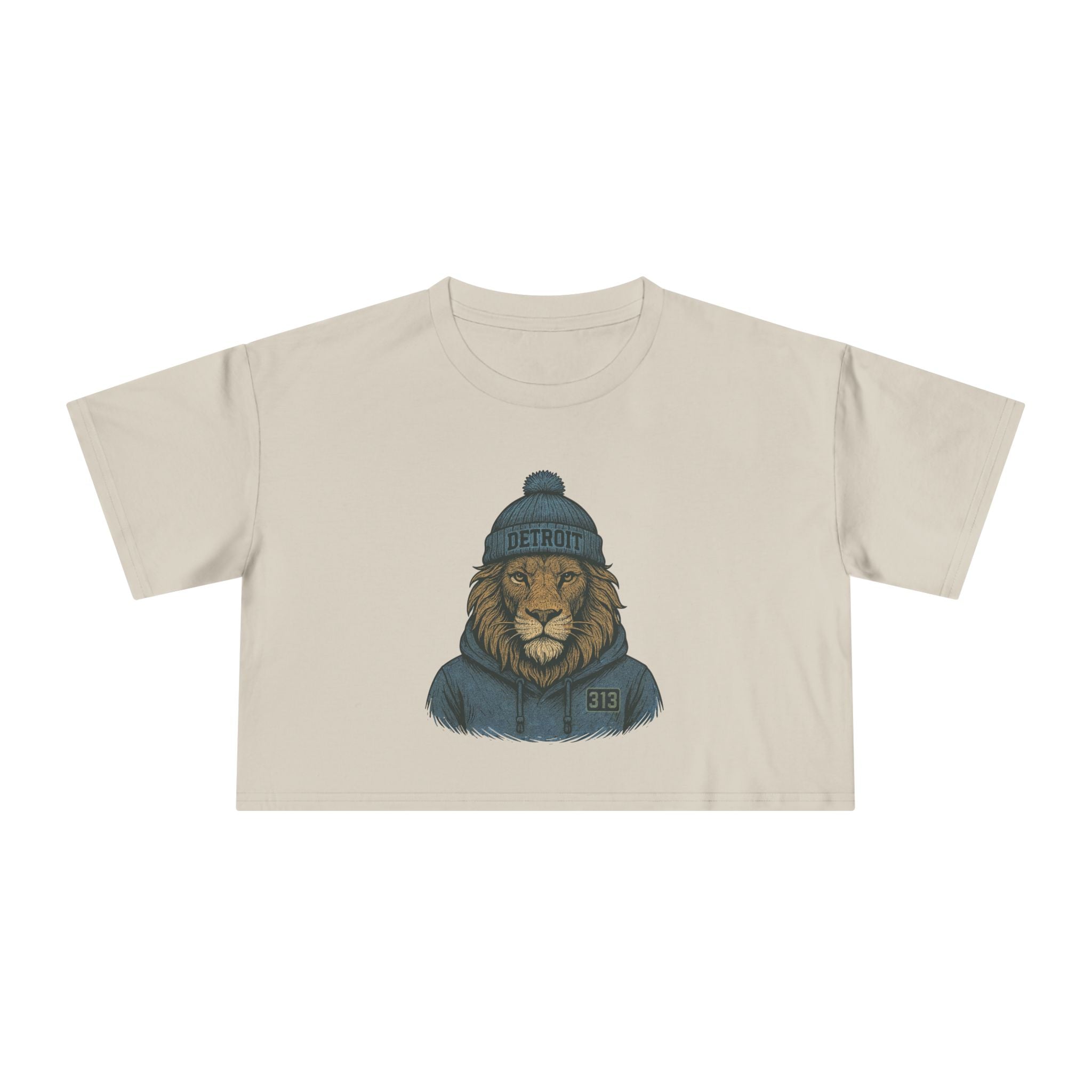 Detroit Lions Spirit Animal: Women's Crop Tee
