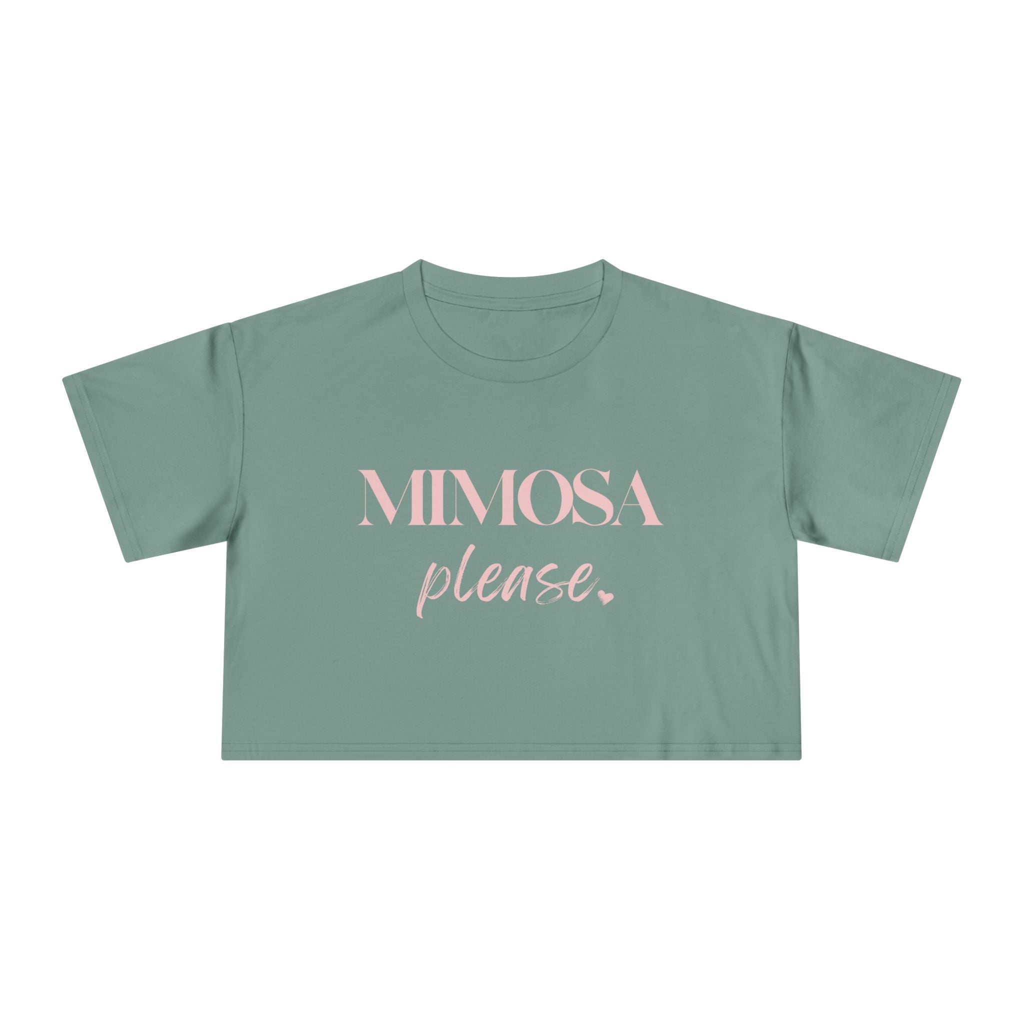 Mimosa Please: Women's Crop Tee