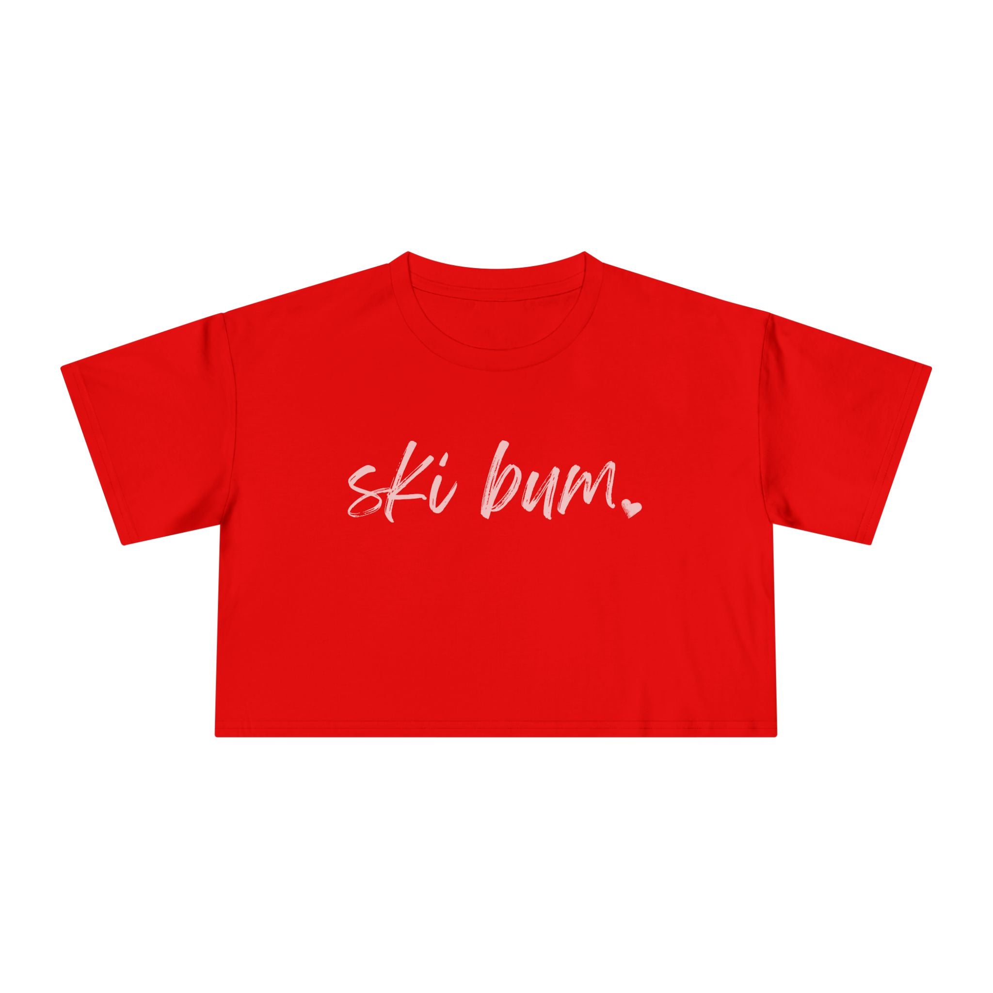 Ski Bum: Women's Crop Tee