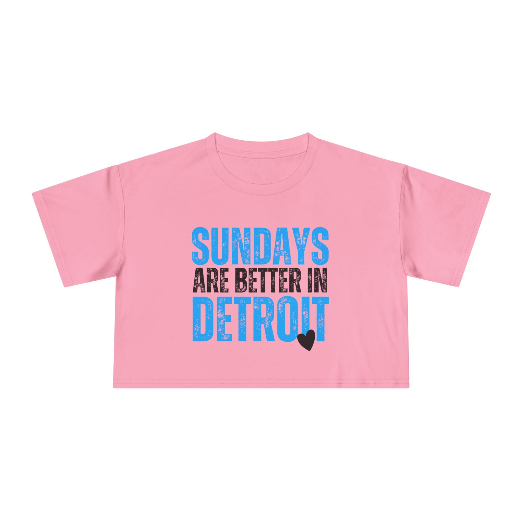 Sundays are Better in Detroit: Women's Crop Tee