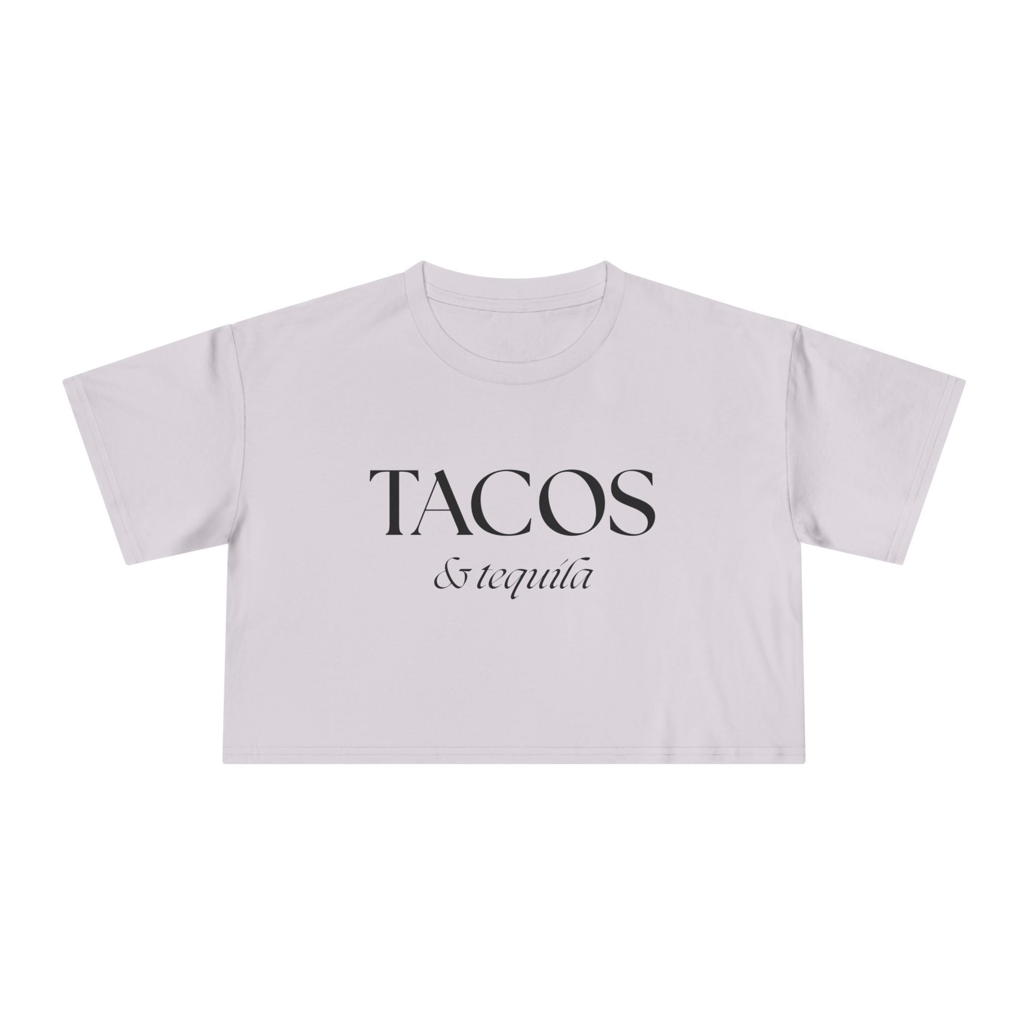 Tacos & Tequila: Women's Crop Tee
