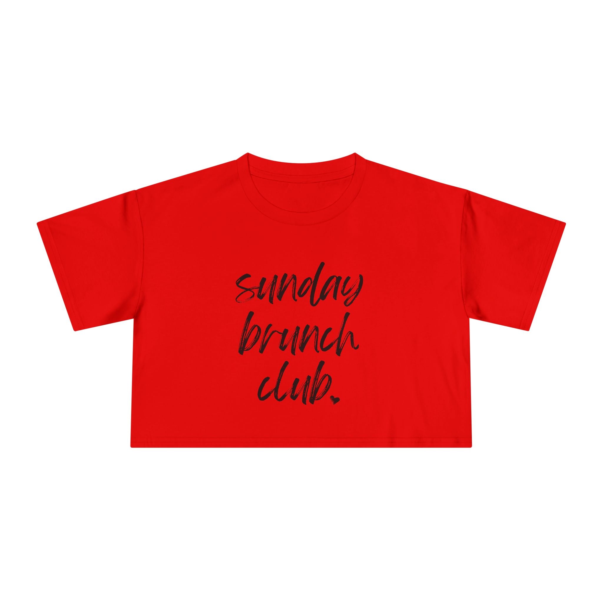 Sunday Brunch Club: Women's Crop Tee