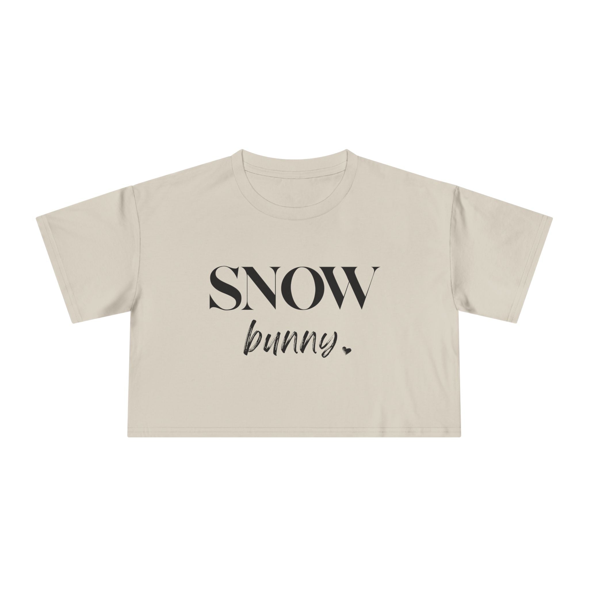 Snow Bunny: Women's Crop Tee