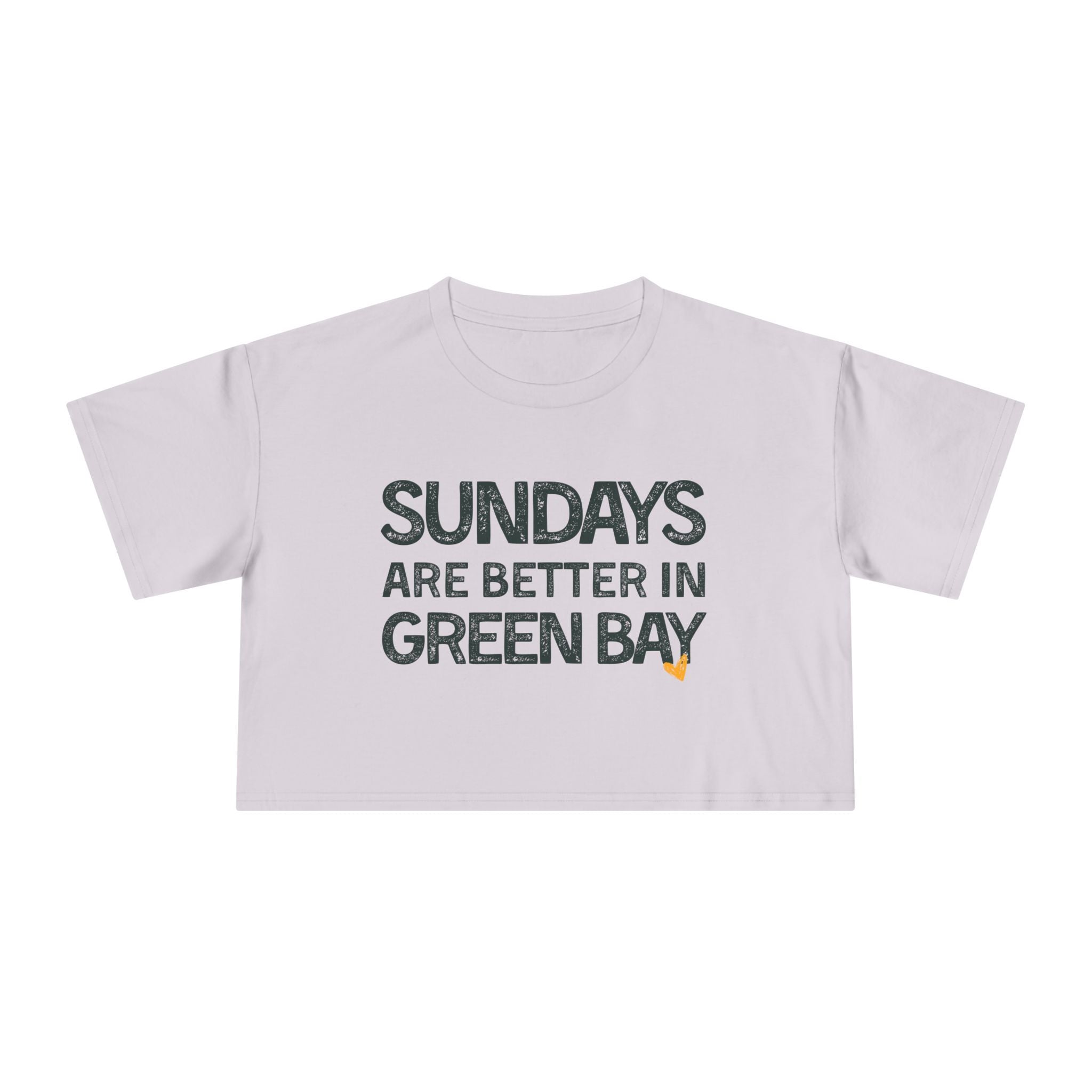 Sundays are Better in Green Bay: Women's Crop Tee