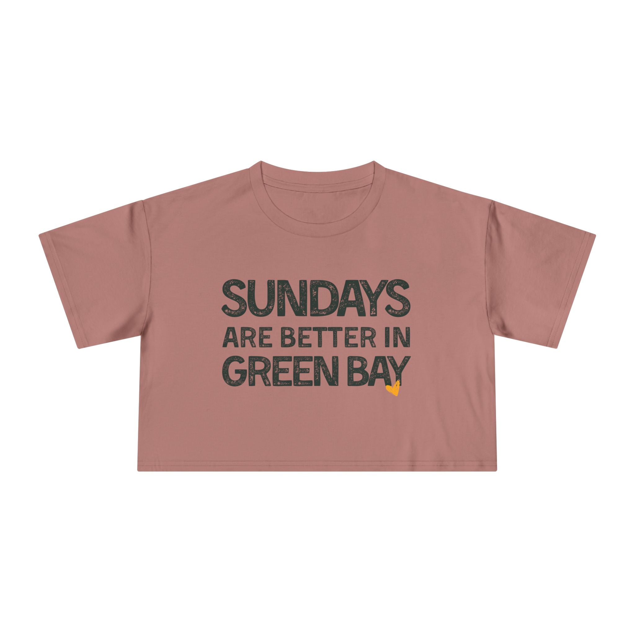 Sundays are Better in Green Bay: Women's Crop Tee