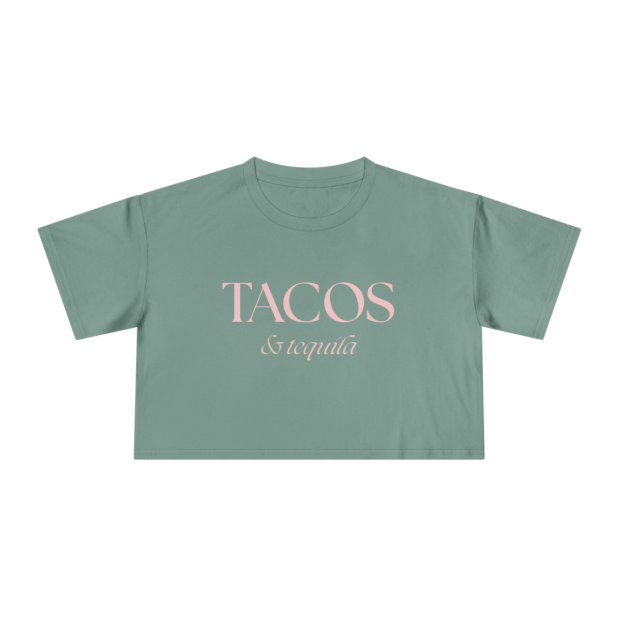 Tacos & Tequila: Women's Crop Tee