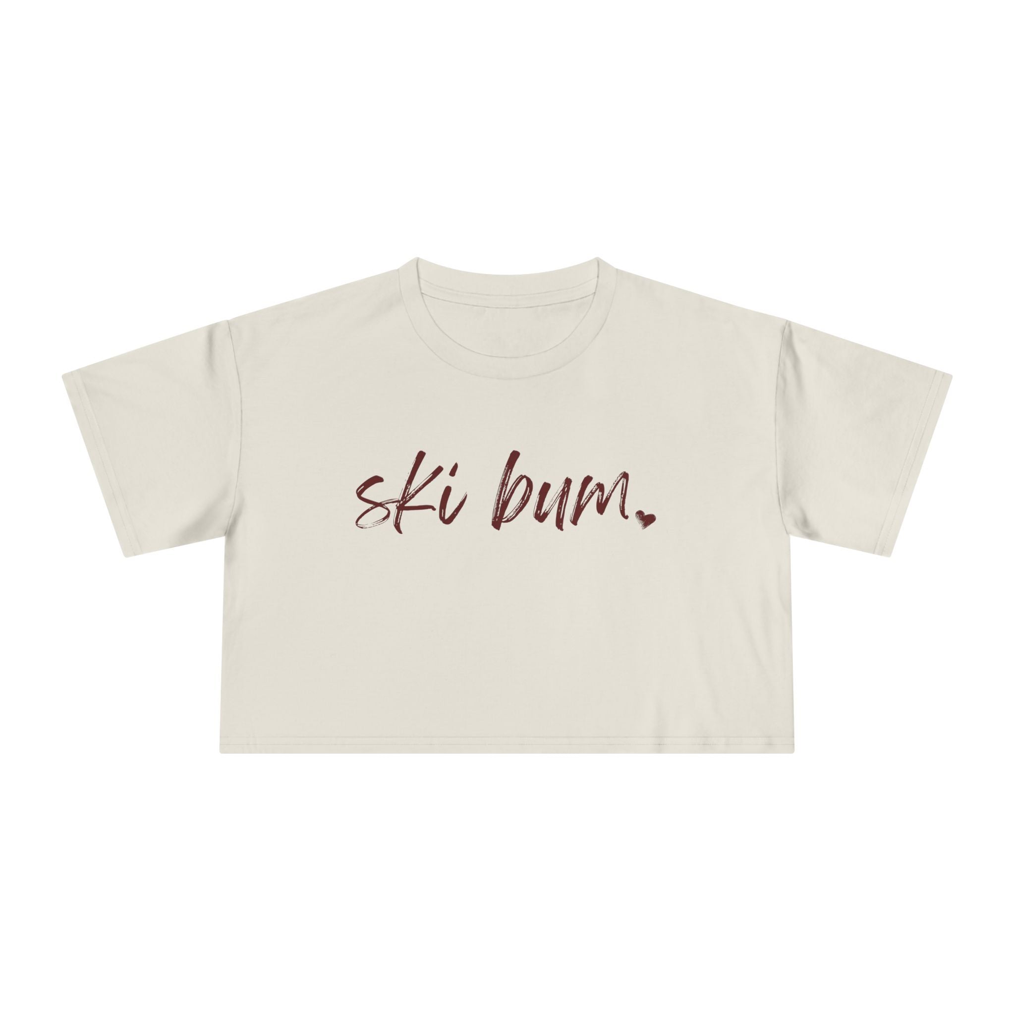 Ski Bum: Women's Crop Tee