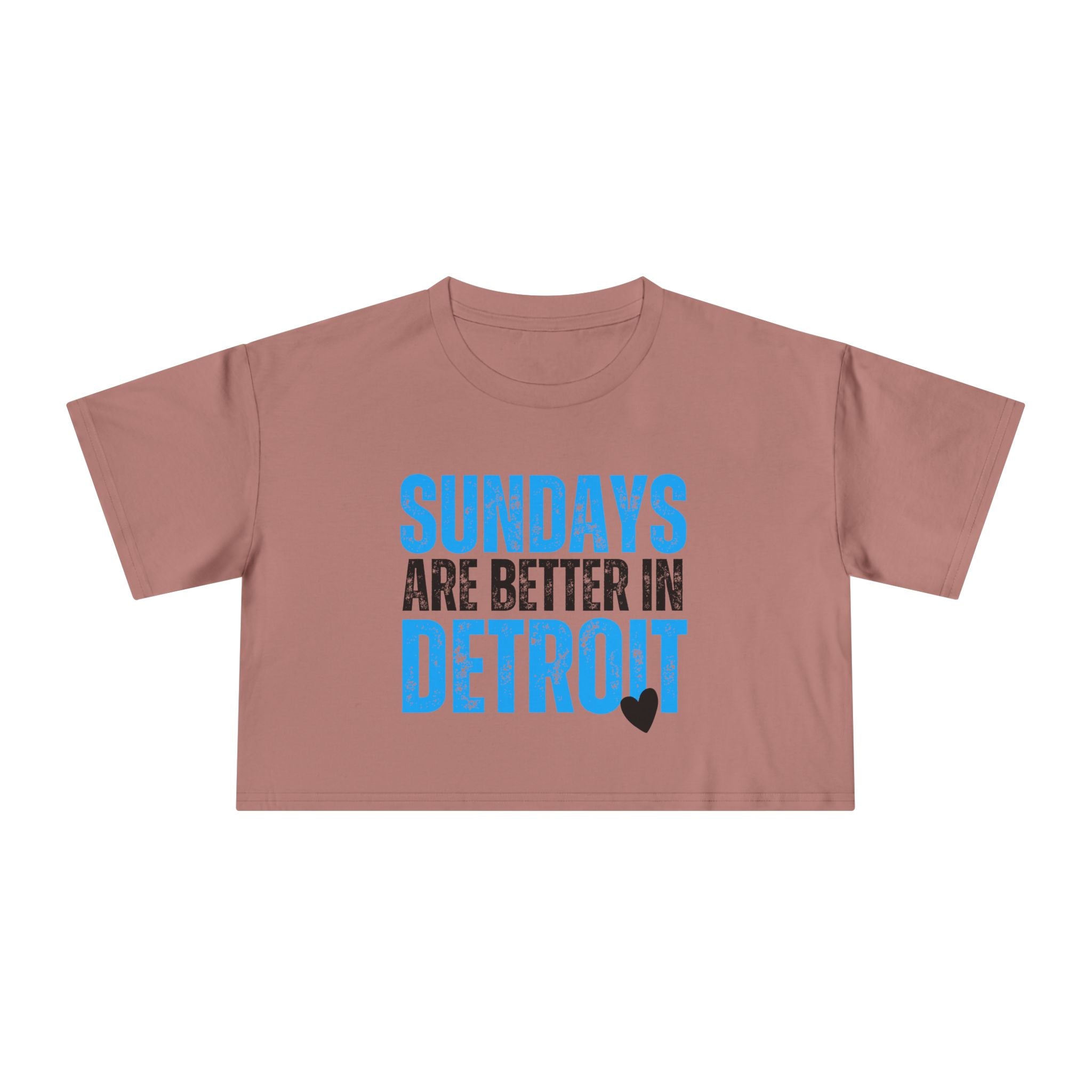 Sundays are Better in Detroit: Women's Crop Tee