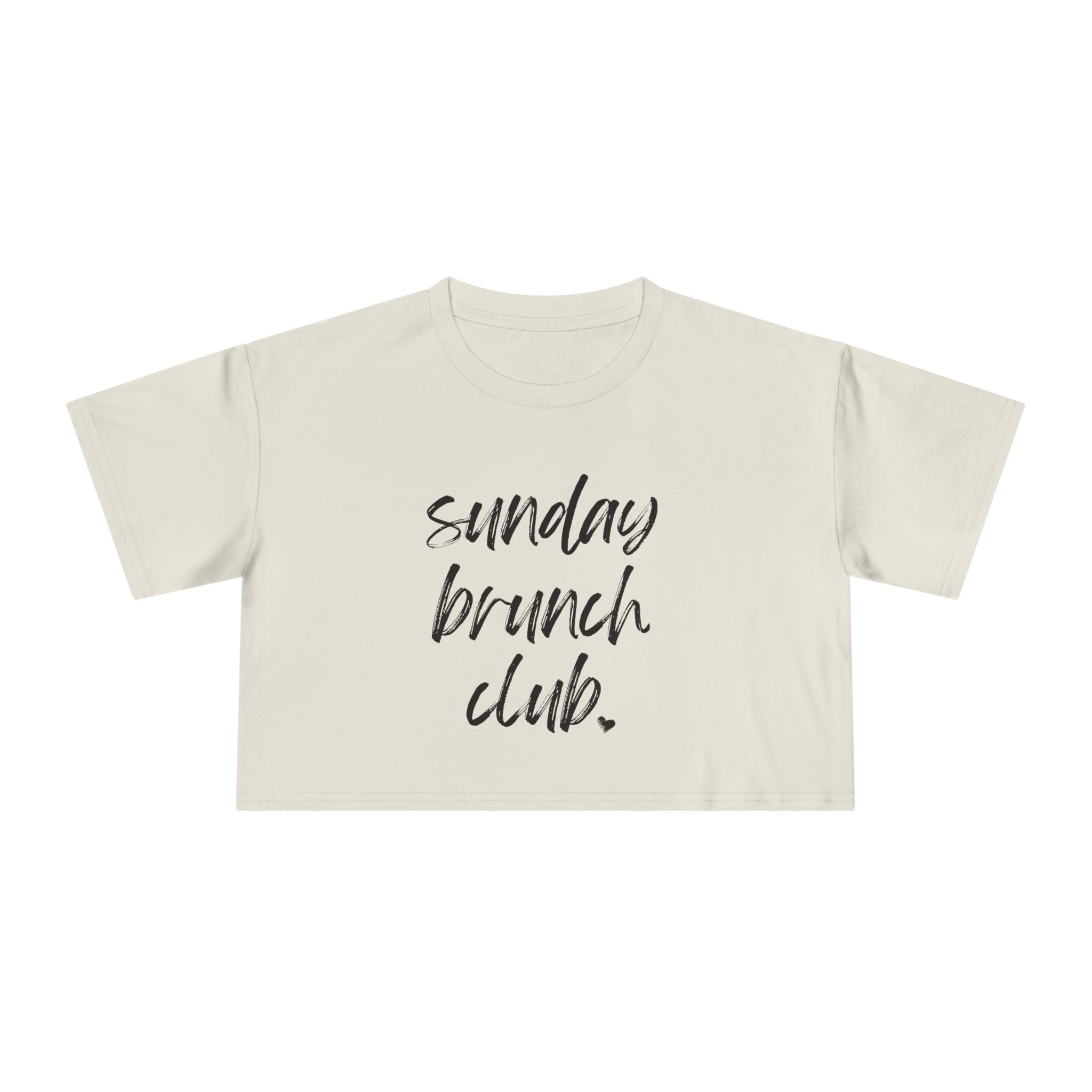Sunday Brunch Club: Women's Crop Tee