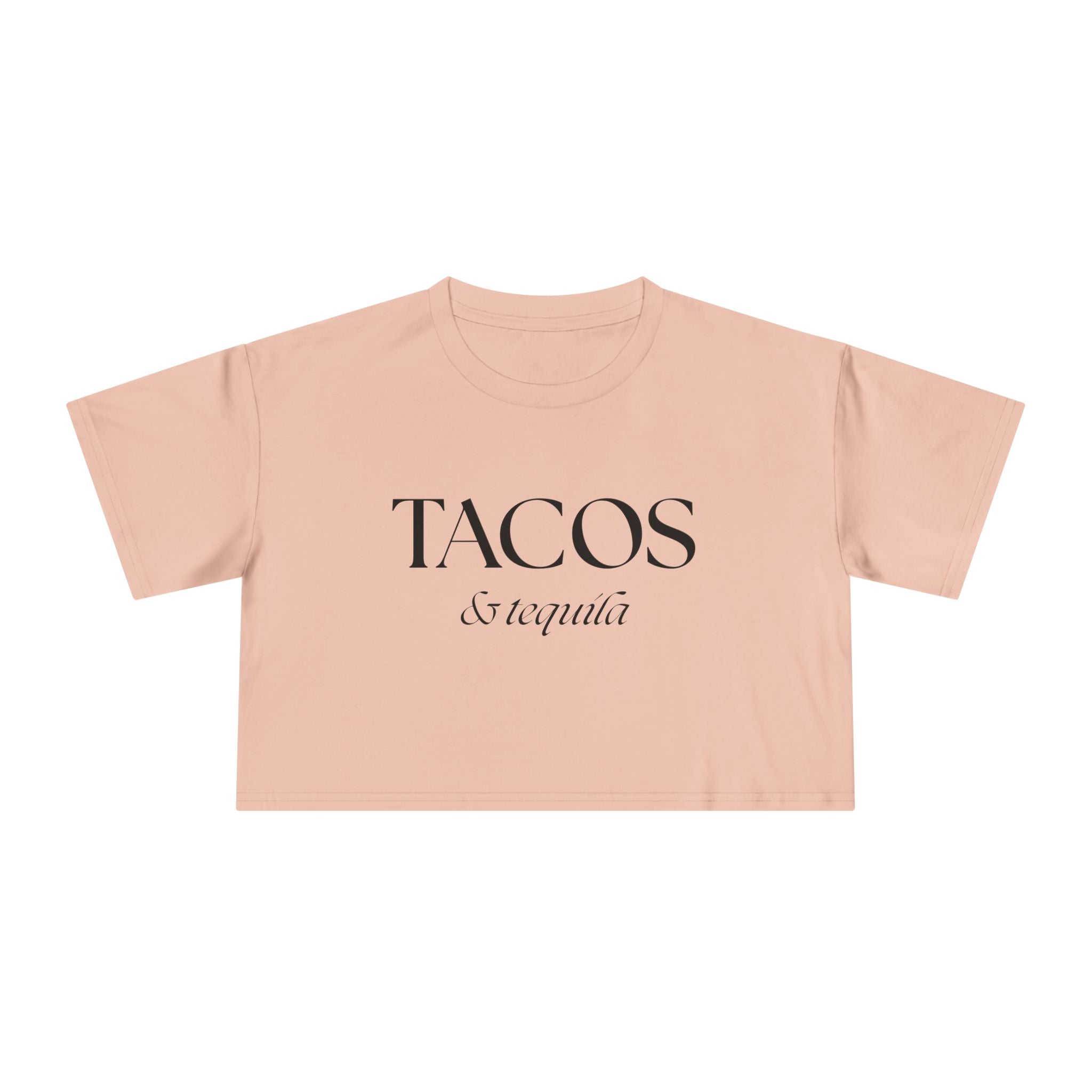 Tacos & Tequila: Women's Crop Tee
