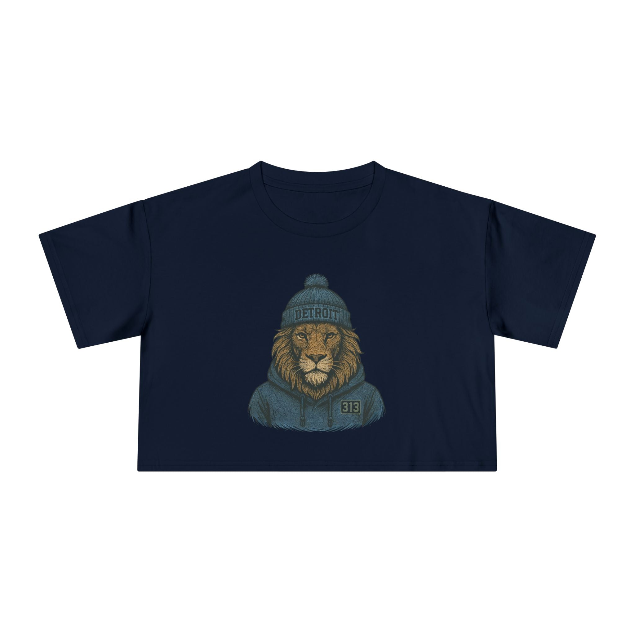 Detroit Lions Spirit Animal: Women's Crop Tee