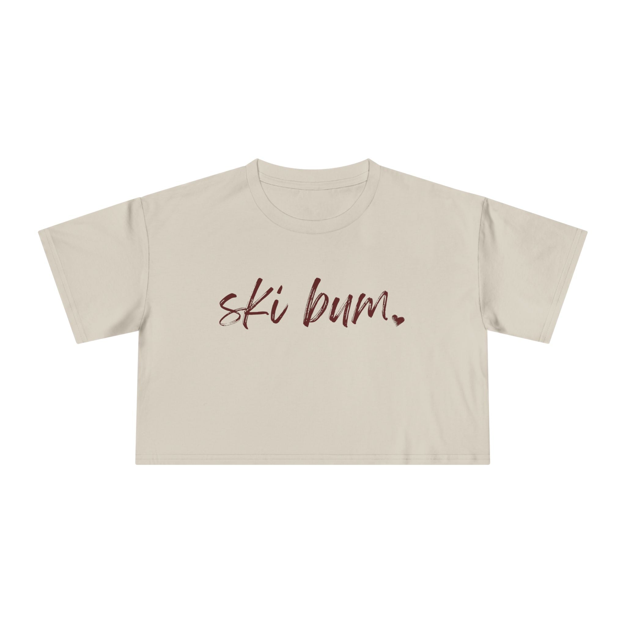 Ski Bum: Women's Crop Tee