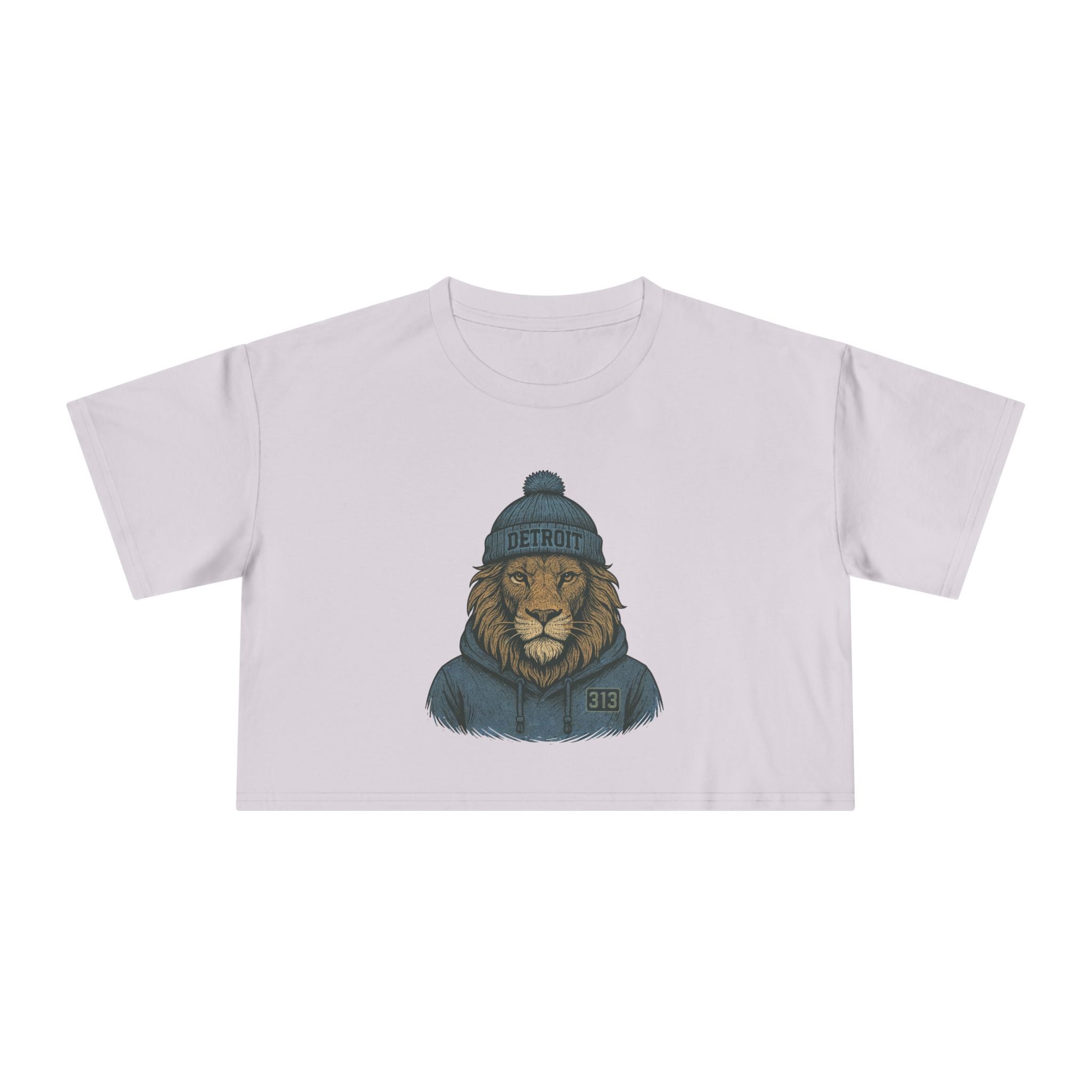 Detroit Lions Spirit Animal: Women's Crop Tee