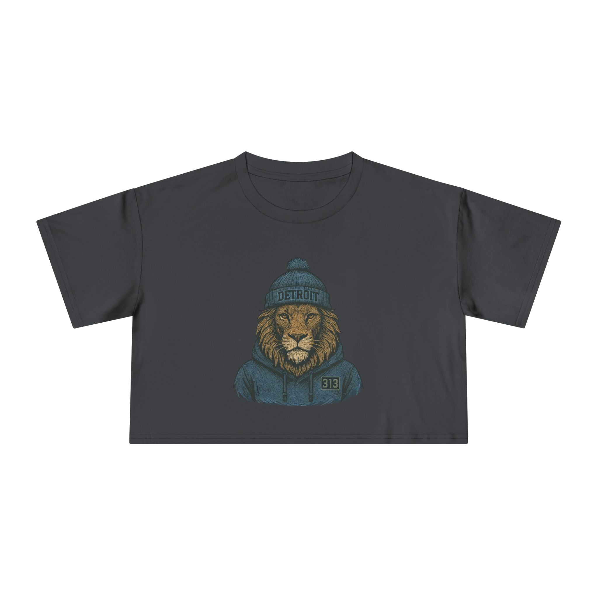 Detroit Lions Spirit Animal: Women's Crop Tee
