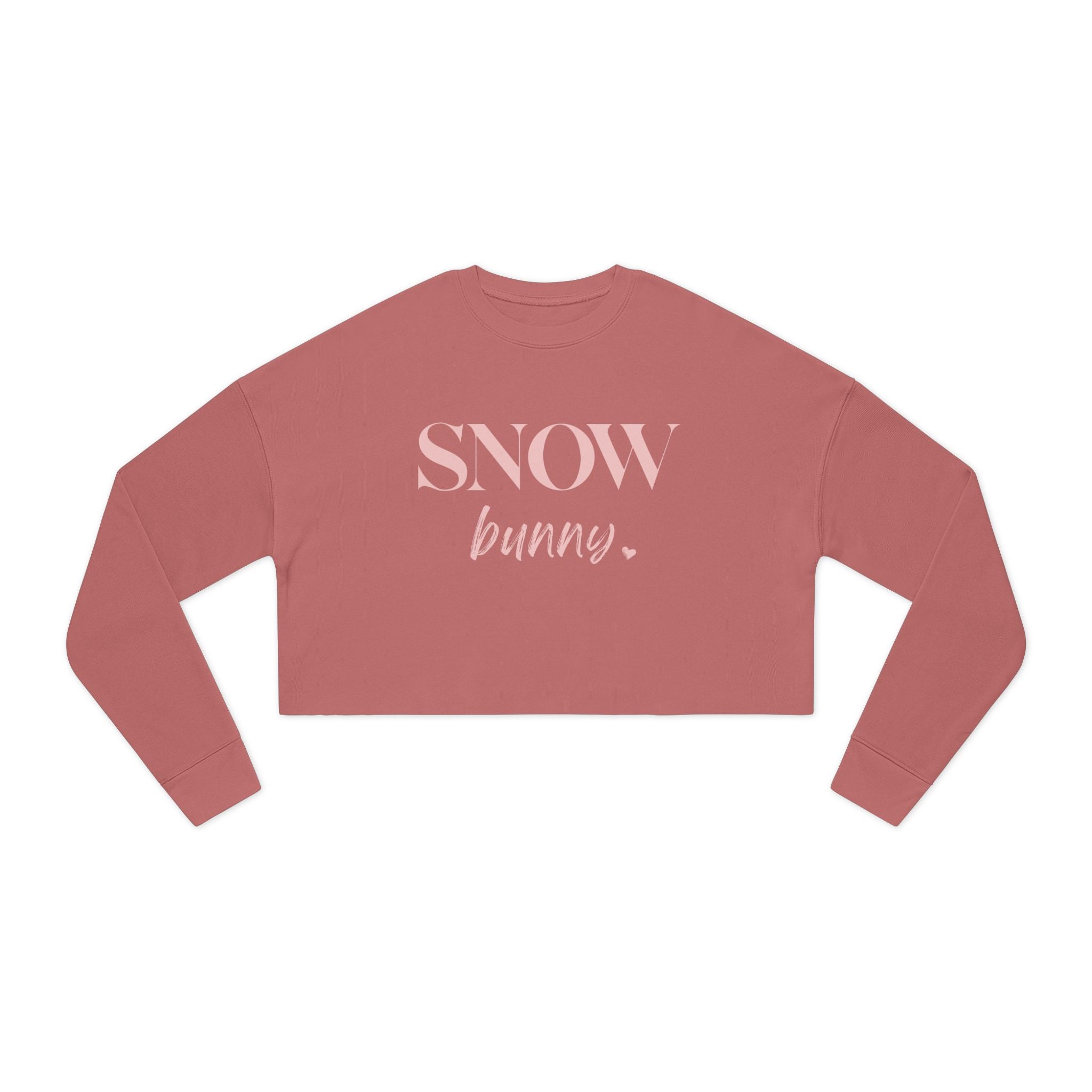 Snow Bunny: Women's Cropped Sweatshirt