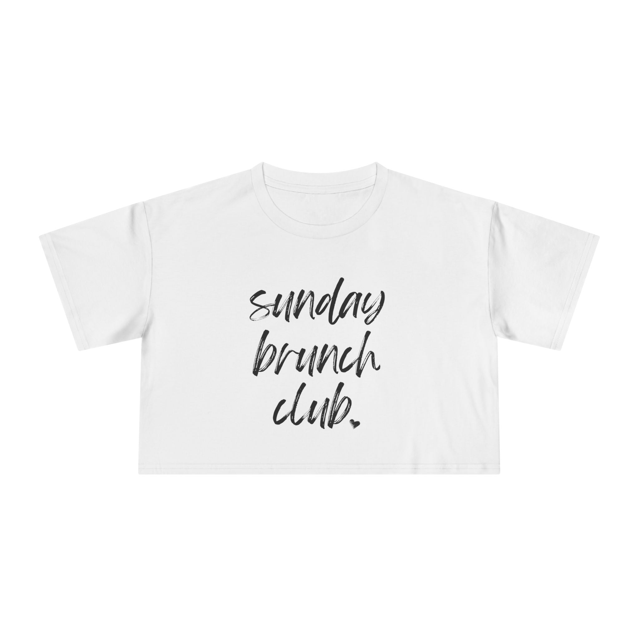 Sunday Brunch Club: Women's Crop Tee