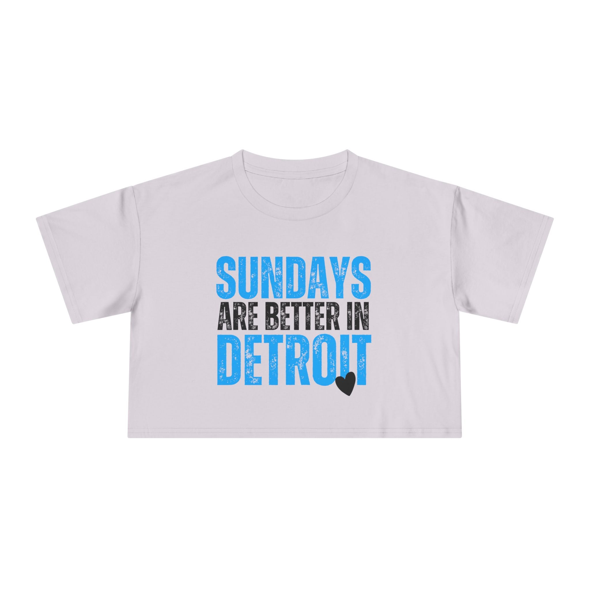 Sundays are Better in Detroit: Women's Crop Tee