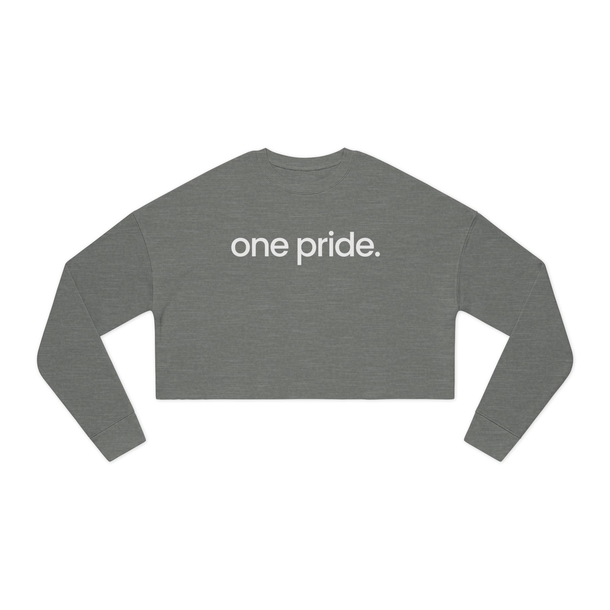 Detroit One Pride: Women's Cropped Sweatshirt