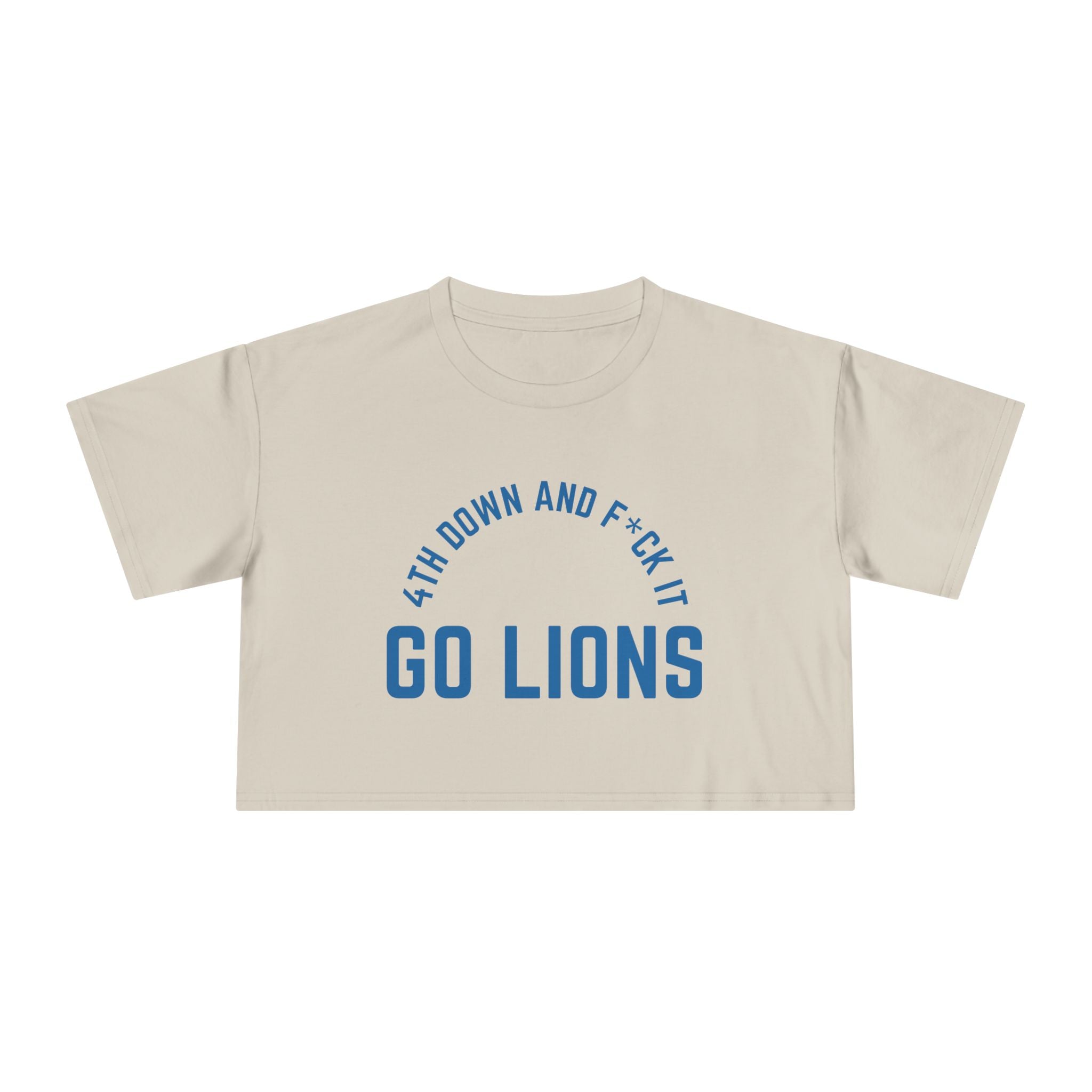 Detroit Football: Women's Crop Tee
