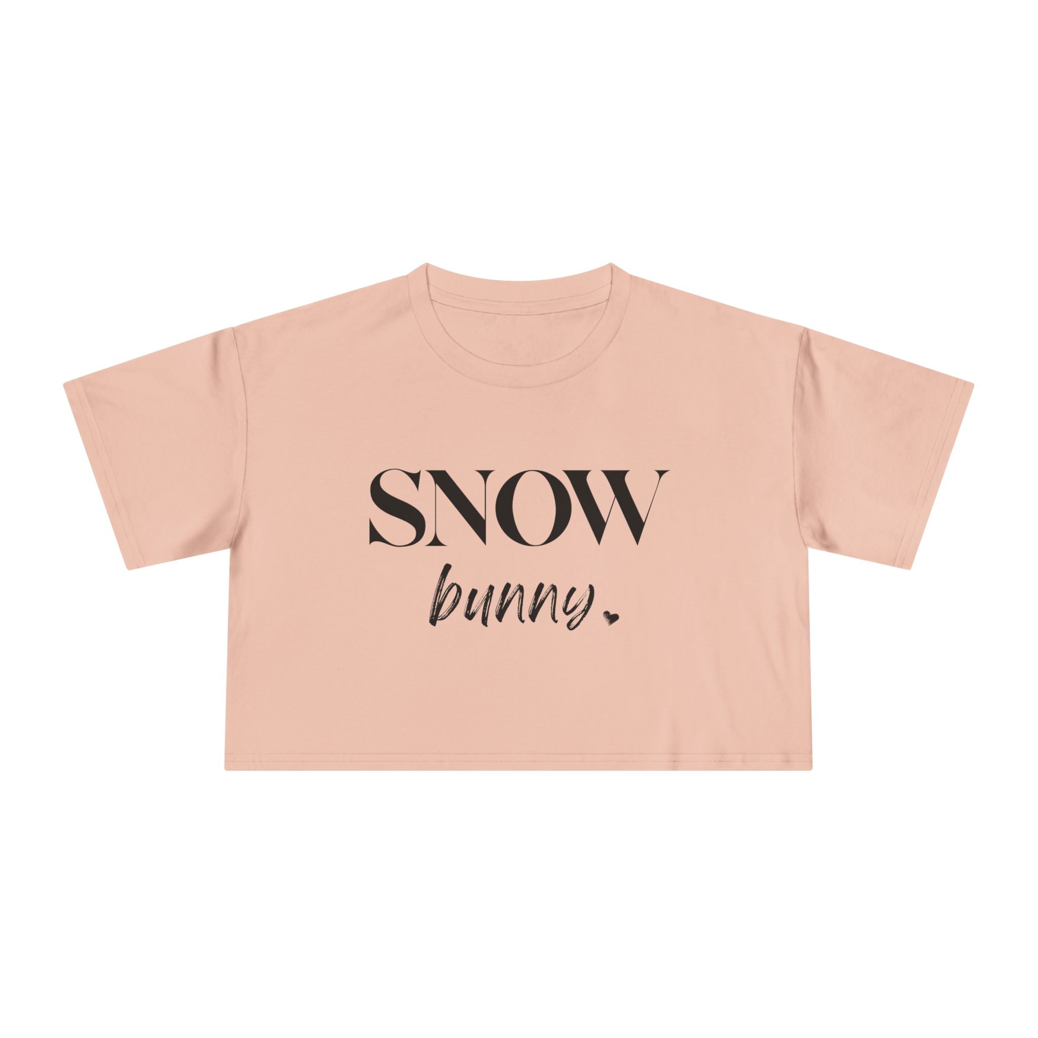 Snow Bunny: Women's Crop Tee