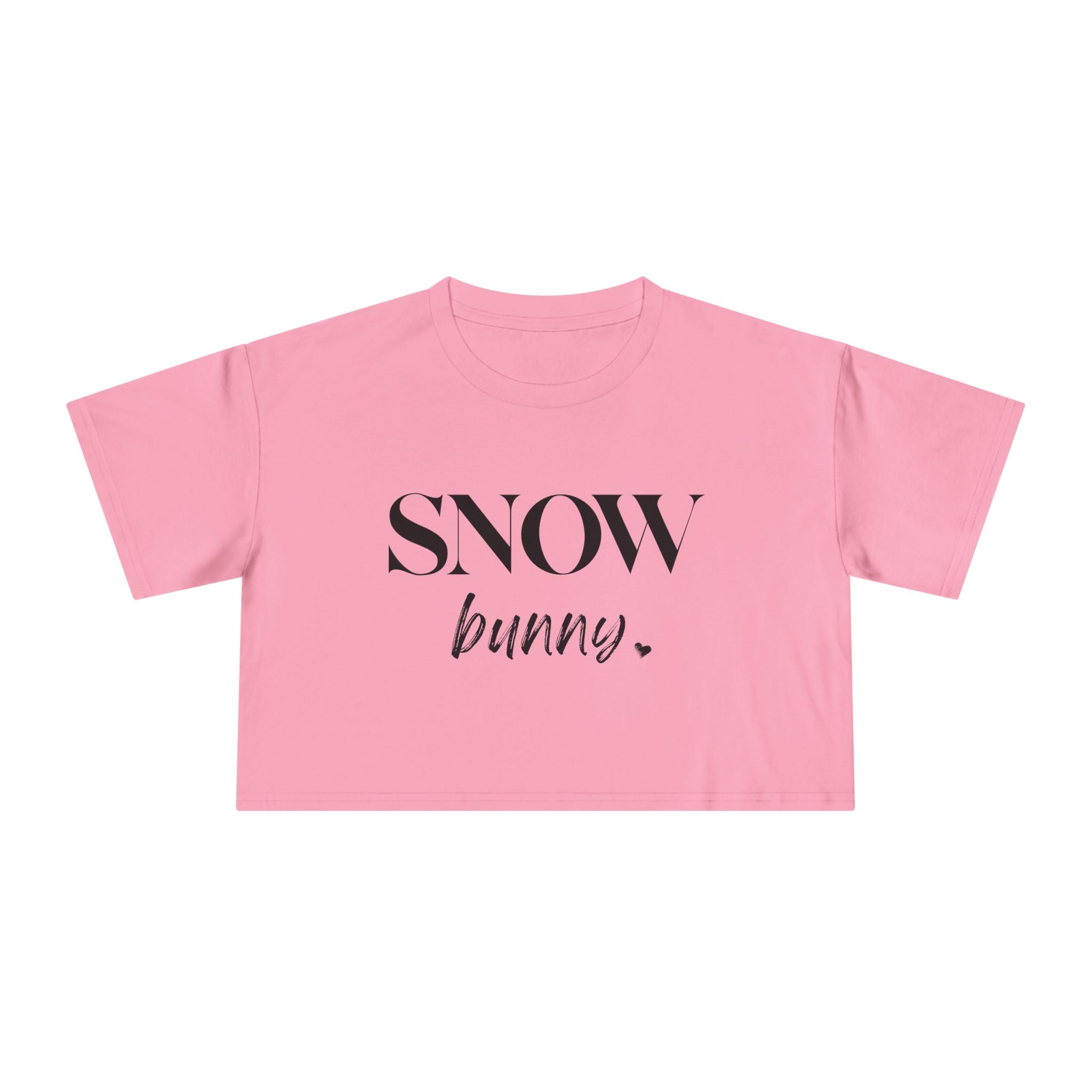 Snow Bunny: Women's Crop Tee