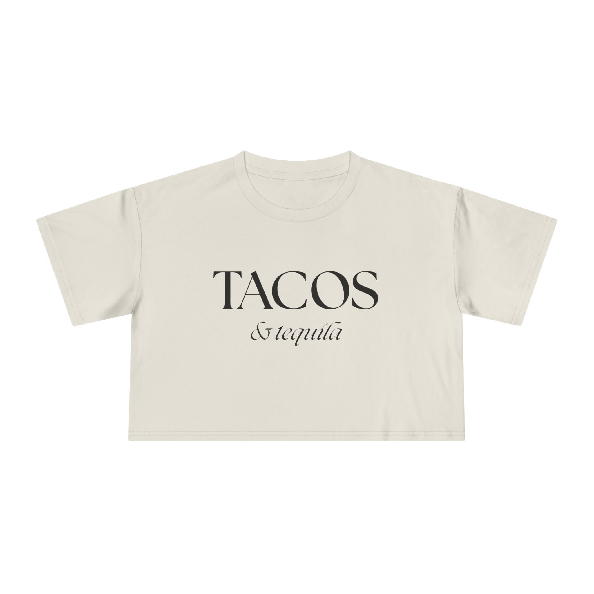 Tacos & Tequila: Women's Crop Tee