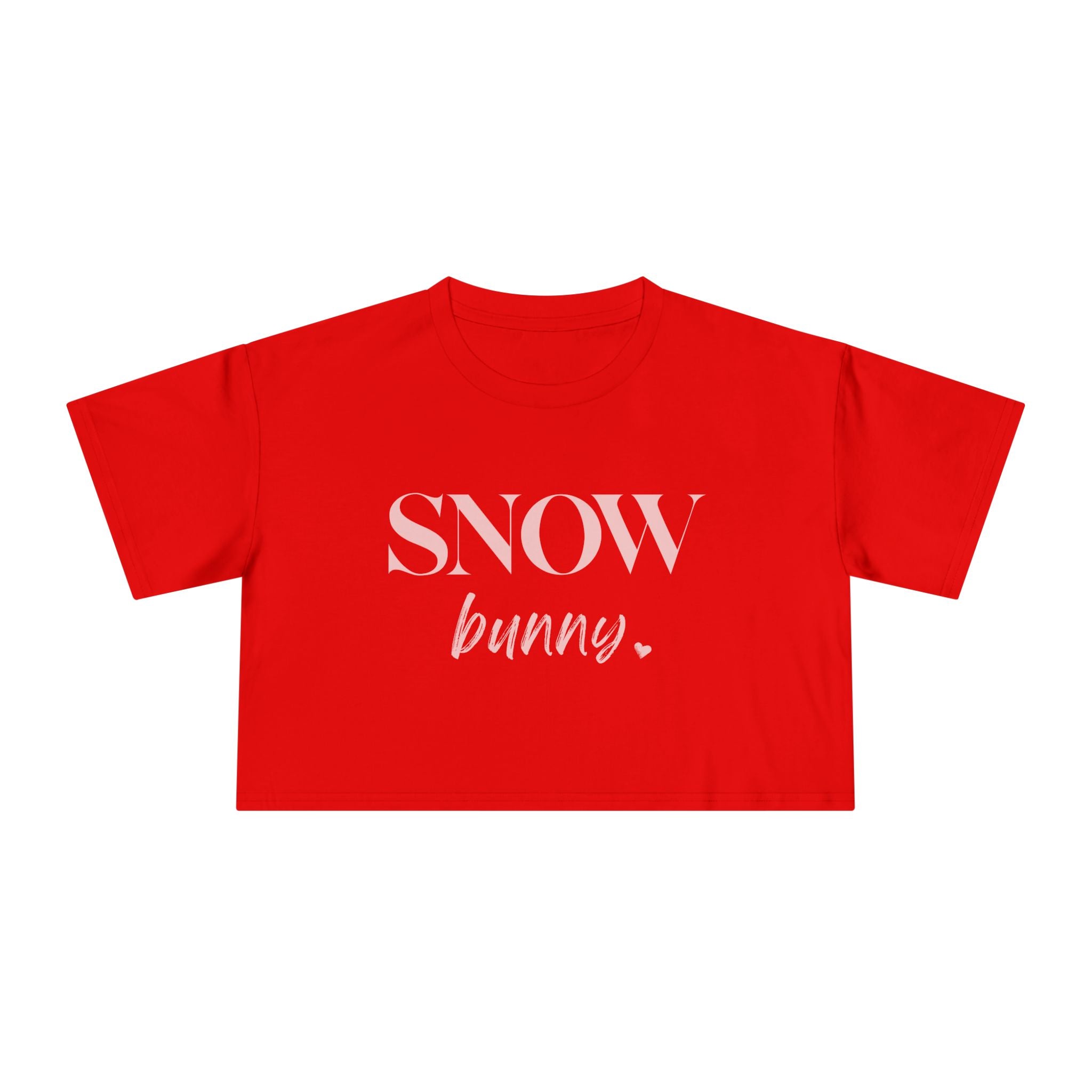 Snow Bunny: Women's Crop Tee