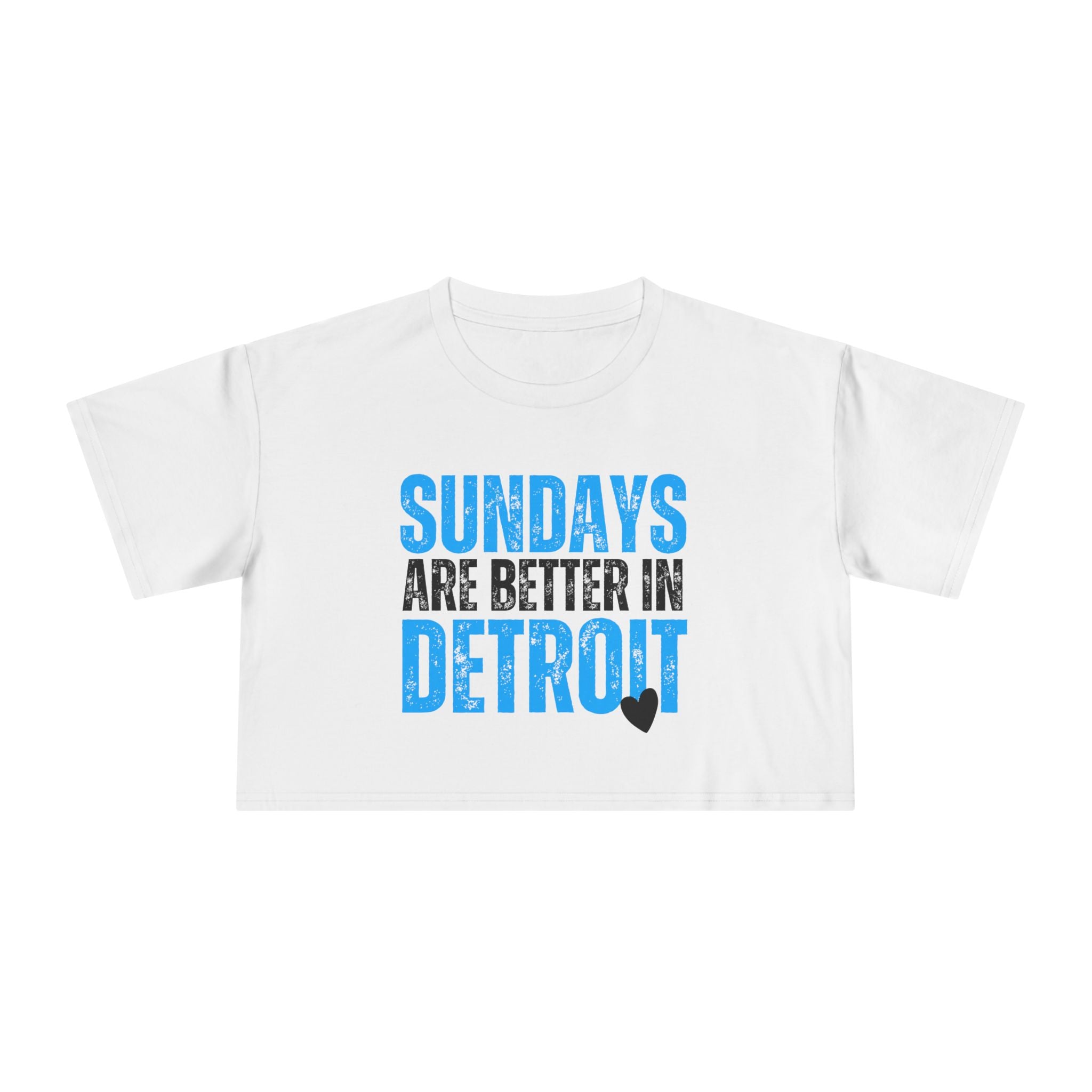 Sundays are Better in Detroit: Women's Crop Tee