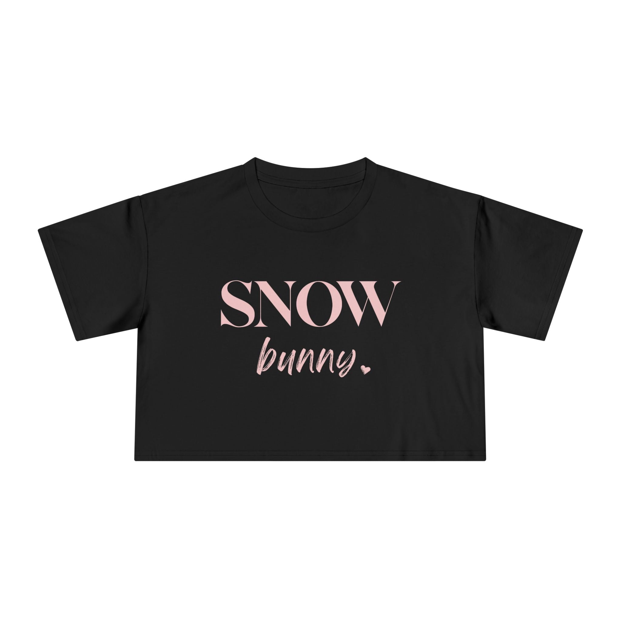 Snow Bunny: Women's Crop Tee