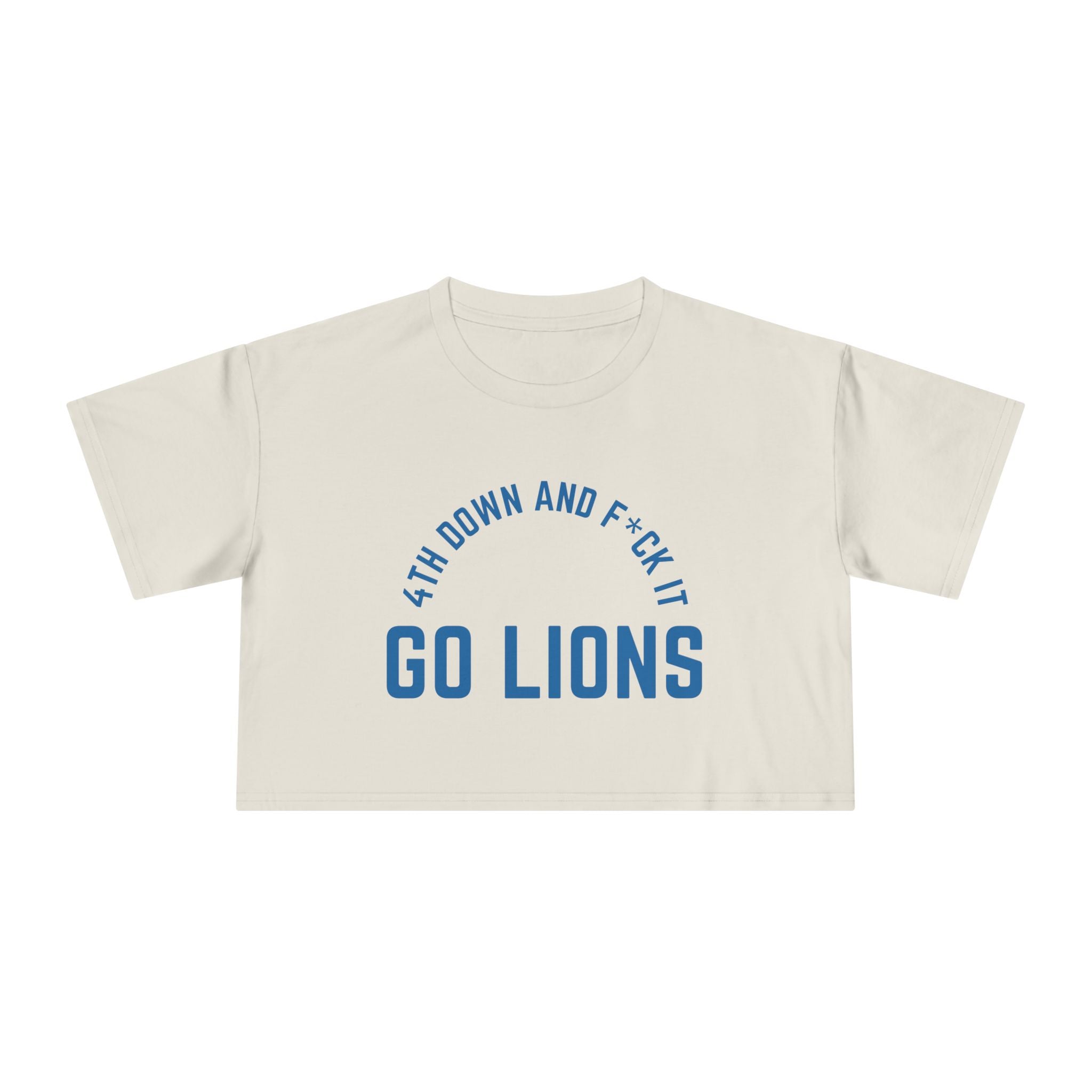Detroit Football: Women's Crop Tee