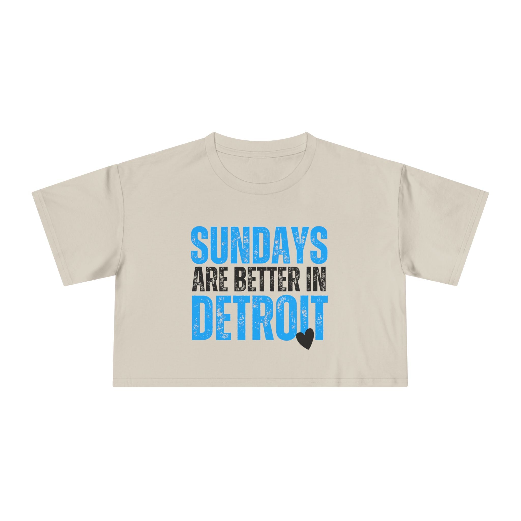 Sundays are Better in Detroit: Women's Crop Tee