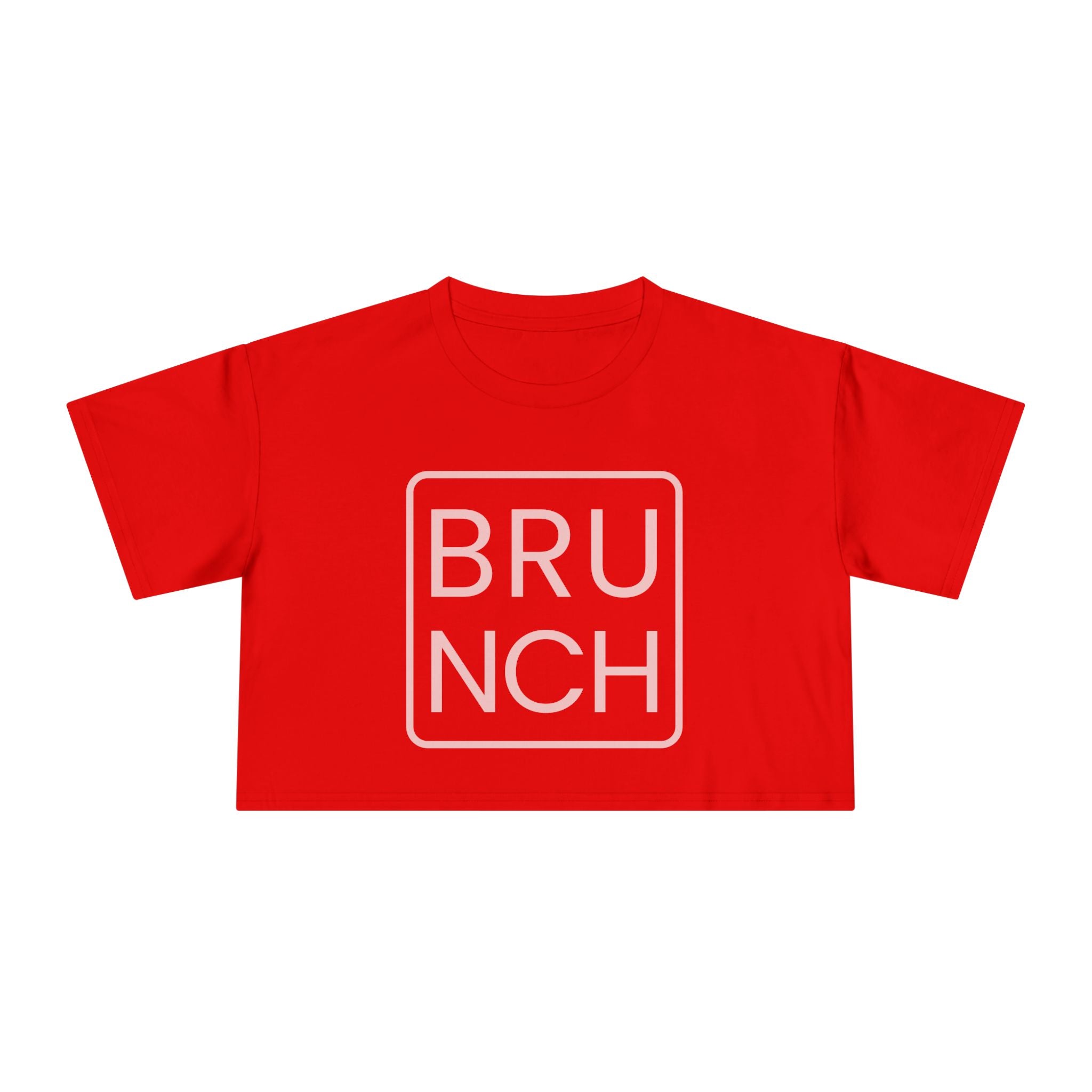 Brunch Square Logo: Women's Crop Tee