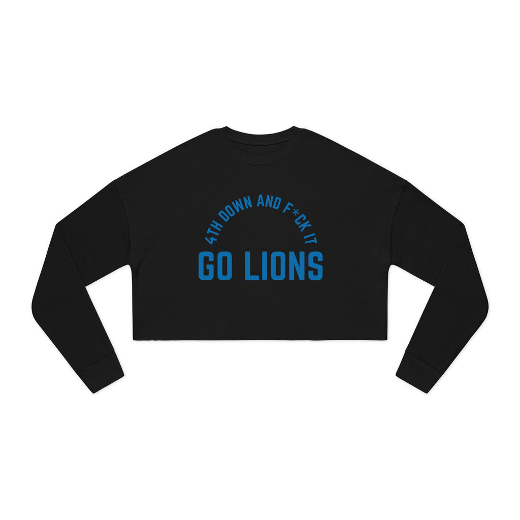 Detroit Football: Women's Cropped Sweatshirt