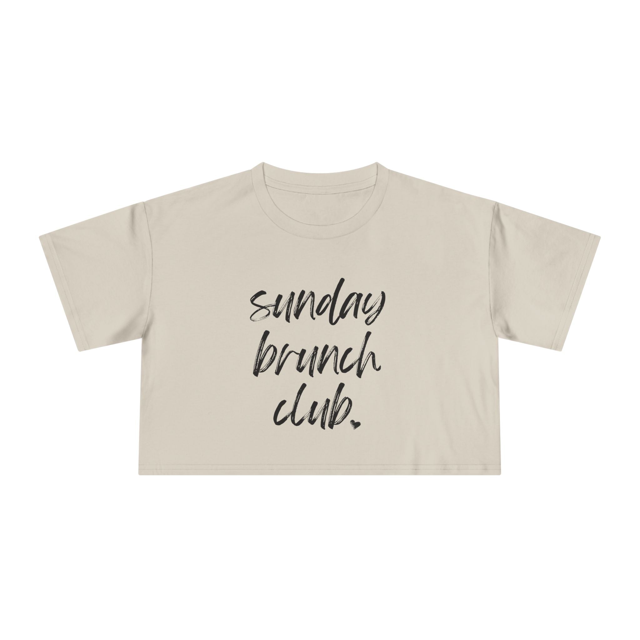 Sunday Brunch Club: Women's Crop Tee