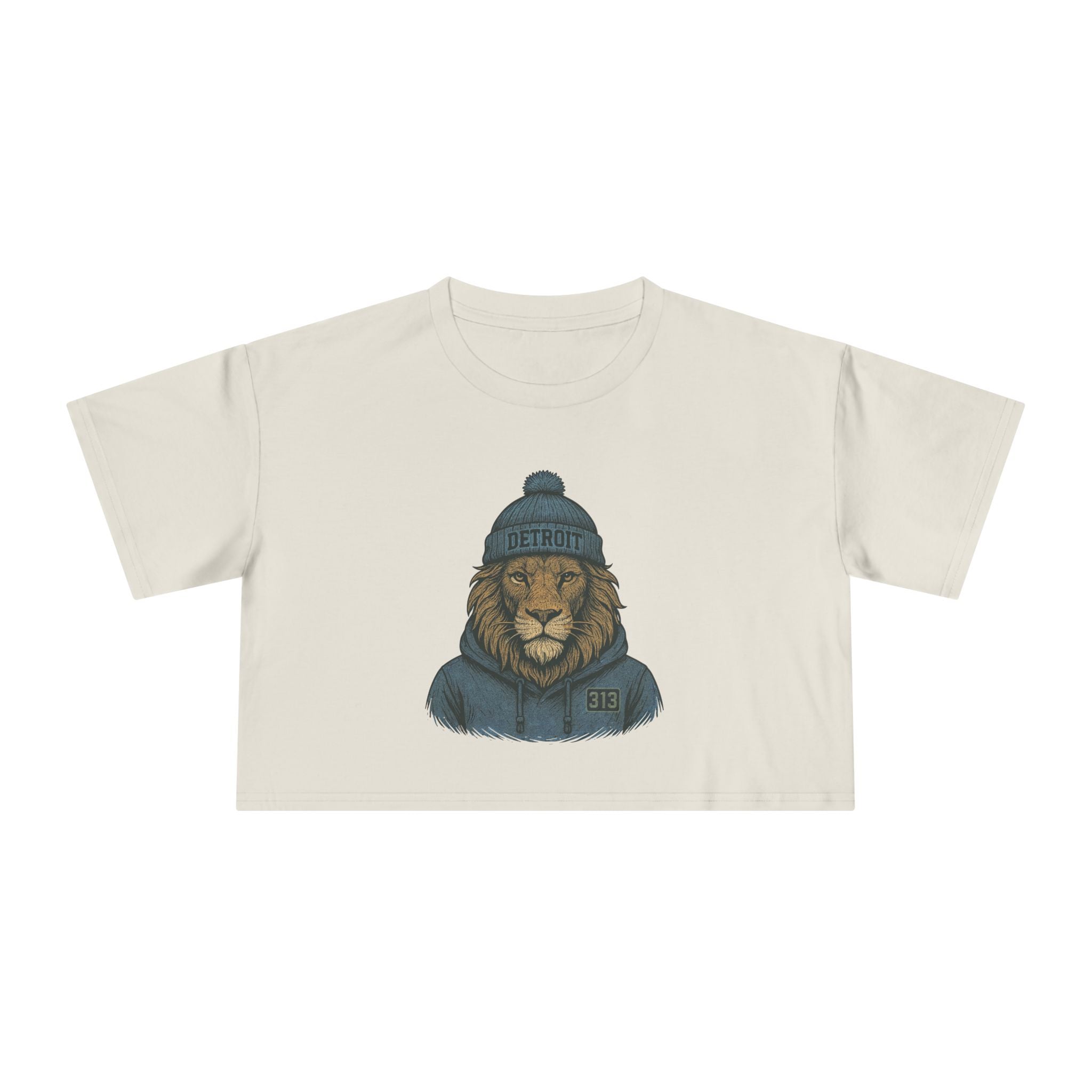 Detroit Lions Spirit Animal: Women's Crop Tee