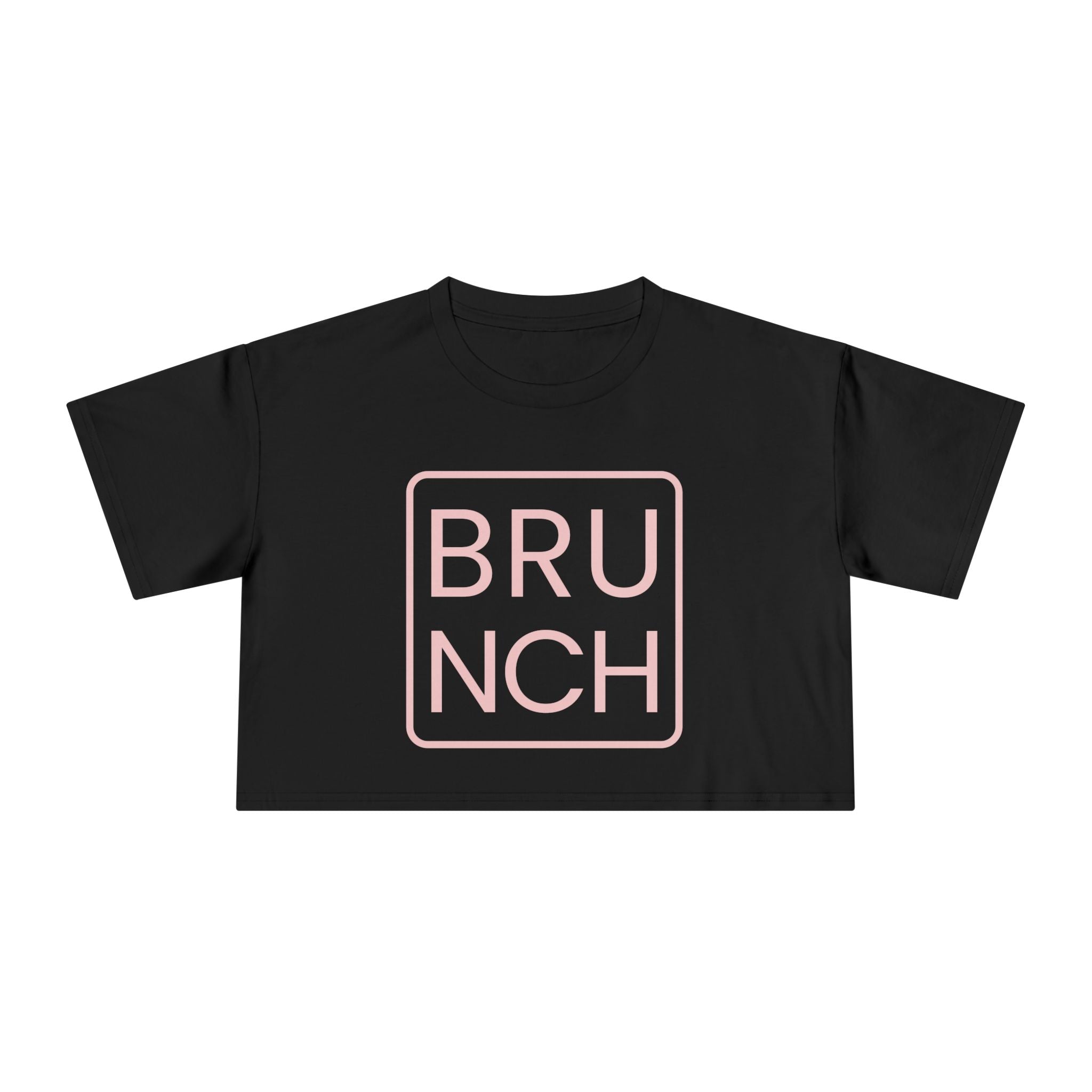 Brunch Square Logo: Women's Crop Tee