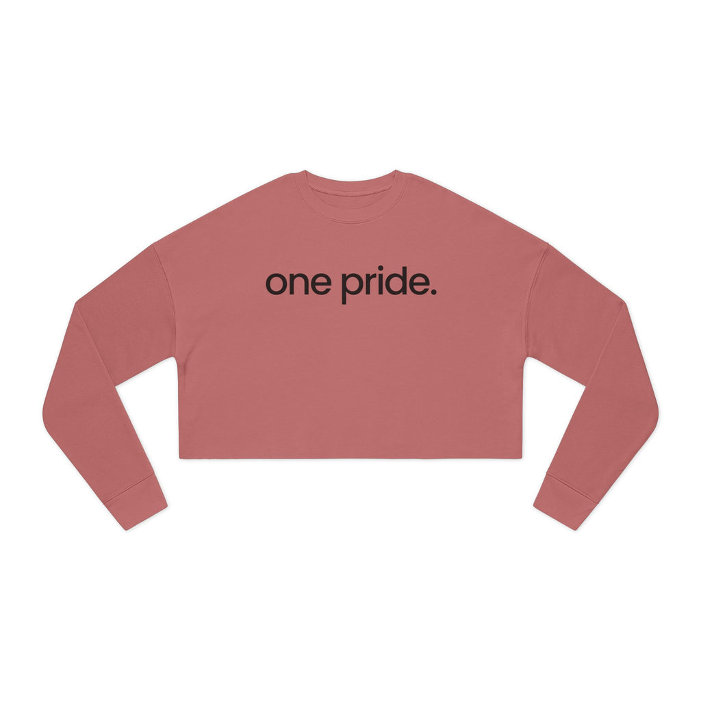 Detroit One Pride: Women's Cropped Sweatshirt