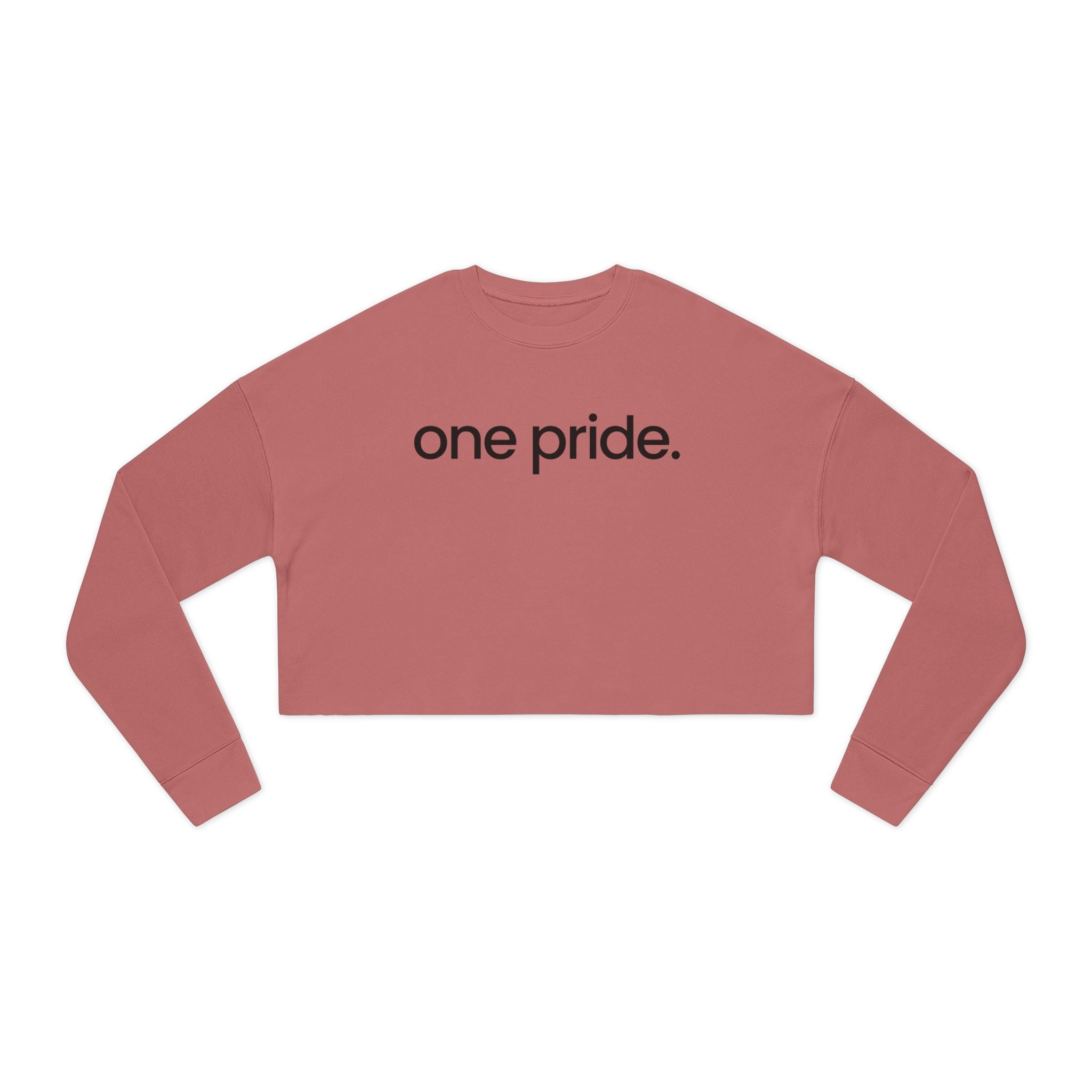 Detroit One Pride: Women's Cropped Sweatshirt