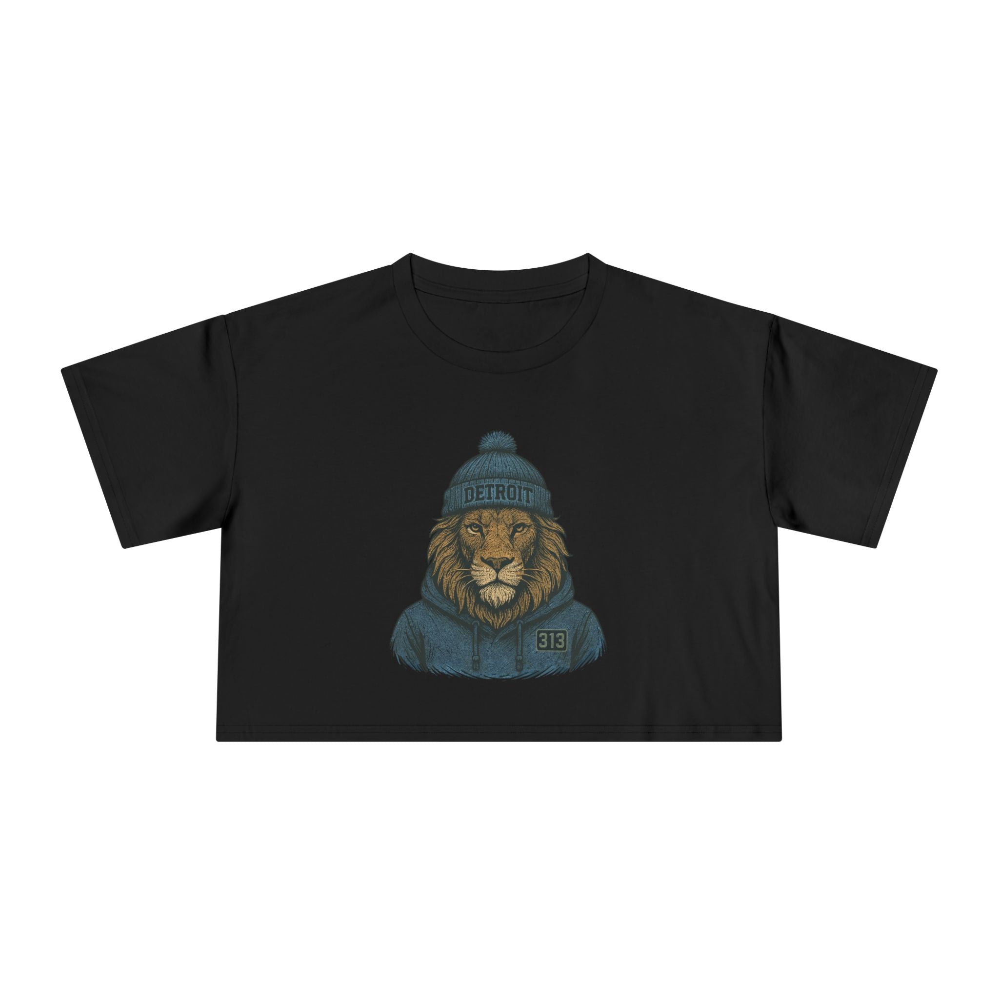 Detroit Lions Spirit Animal: Women's Crop Tee
