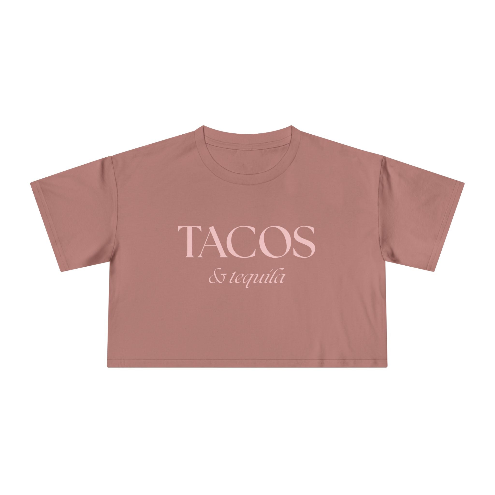 Tacos & Tequila: Women's Crop Tee