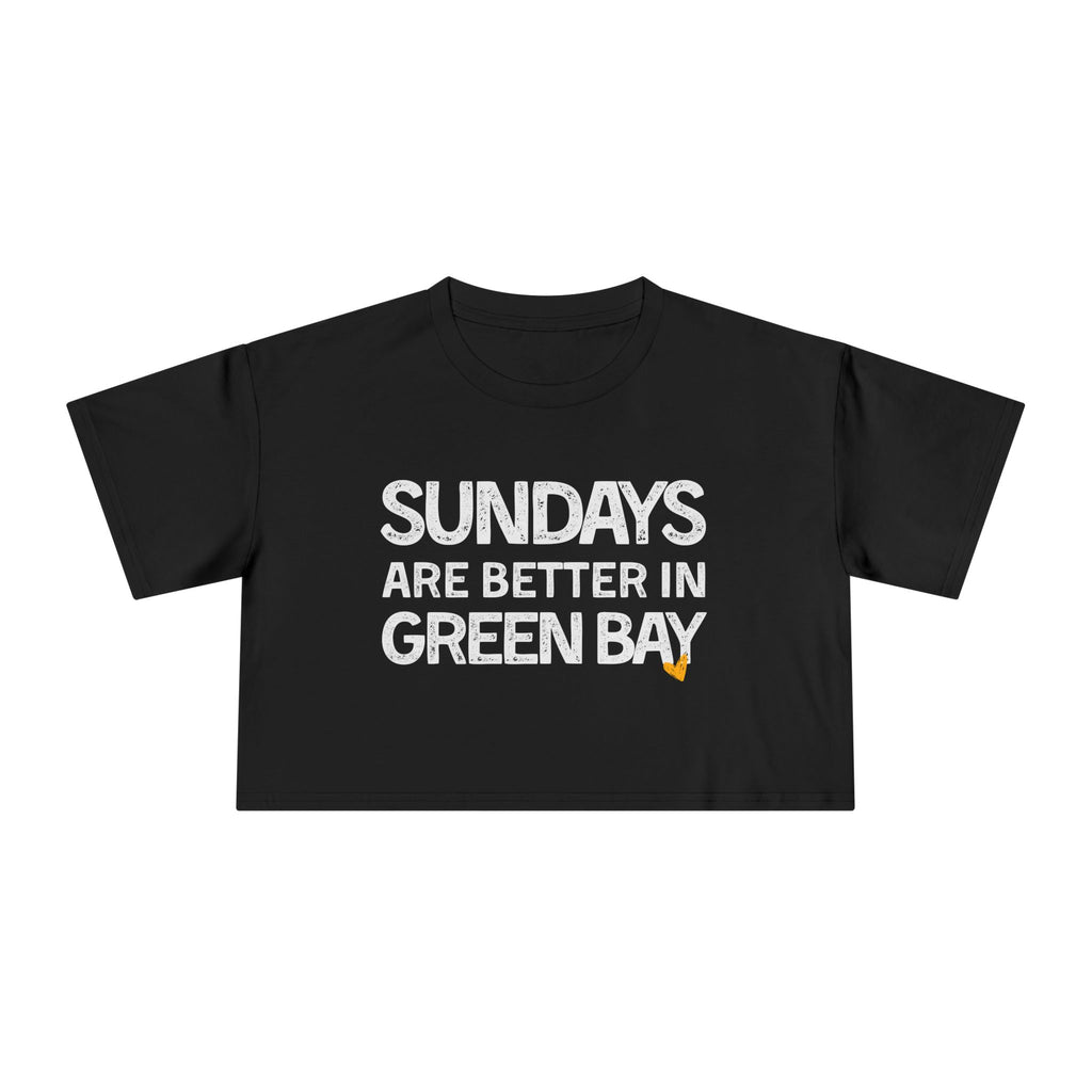 Sundays are Better in Green Bay: Women's Crop Tee
