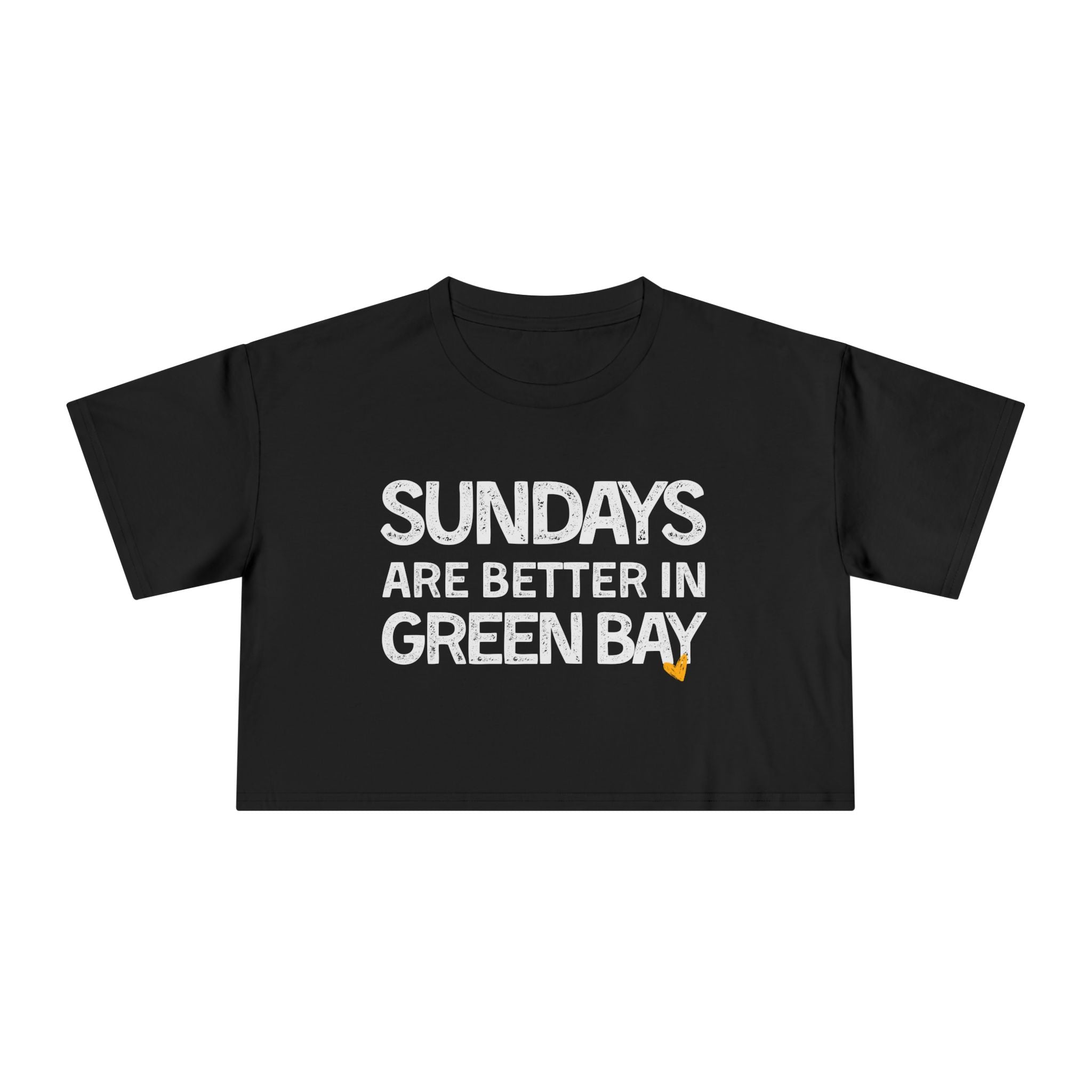 Sundays are Better in Green Bay: Women's Crop Tee