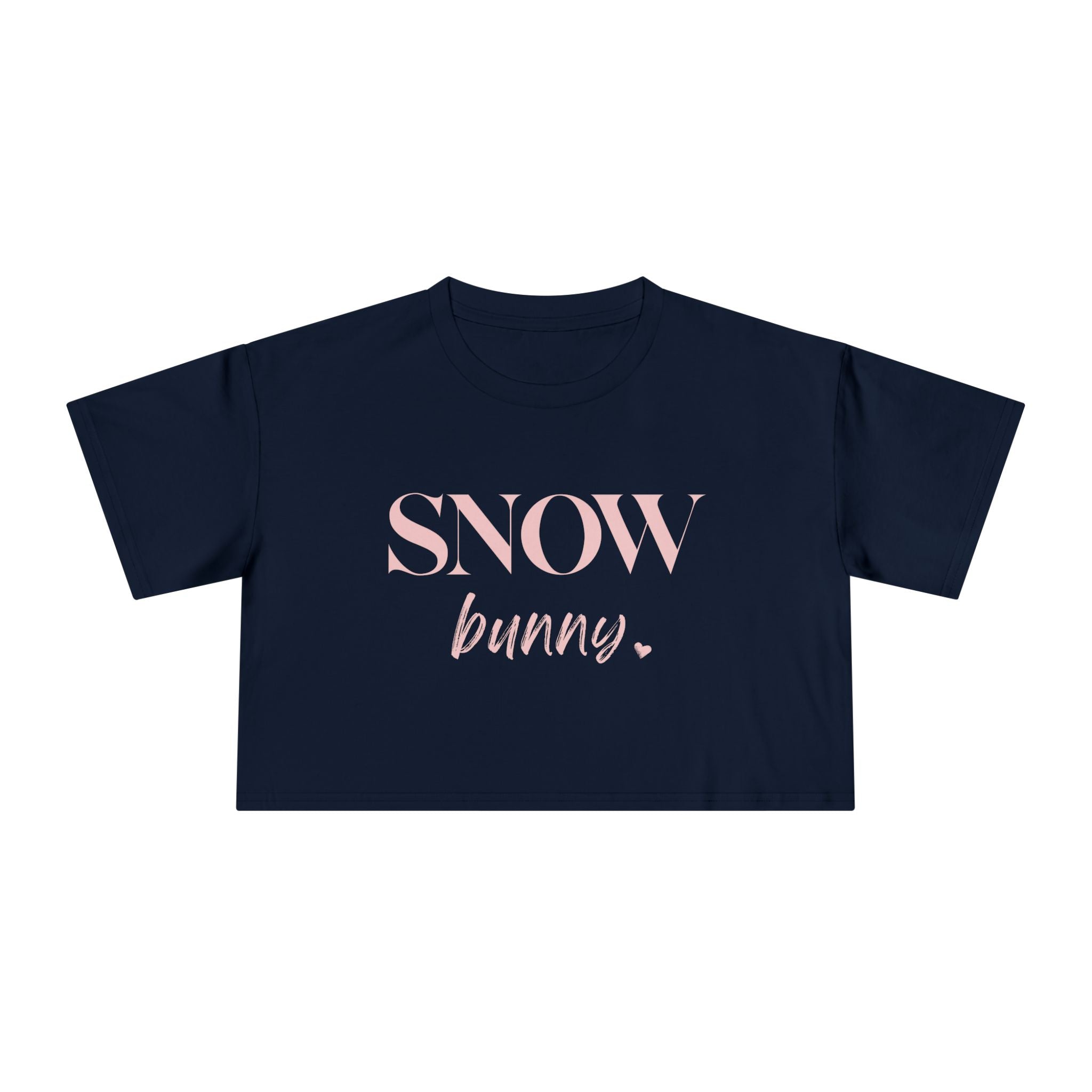 Snow Bunny: Women's Crop Tee
